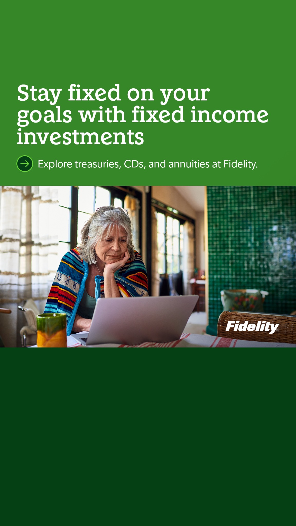 Fidelity Investments Facebook ad