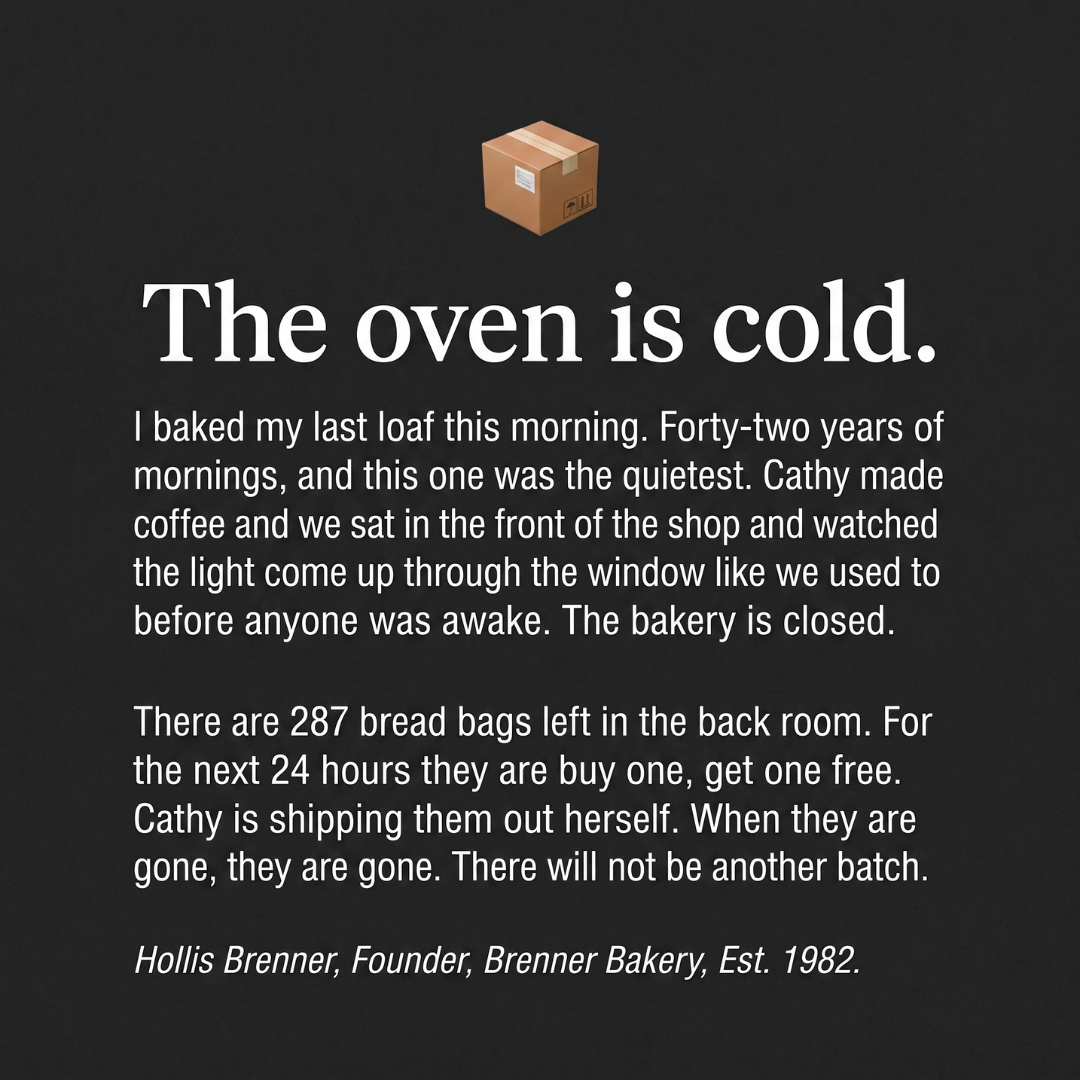 Brenners Bakery Facebook ad