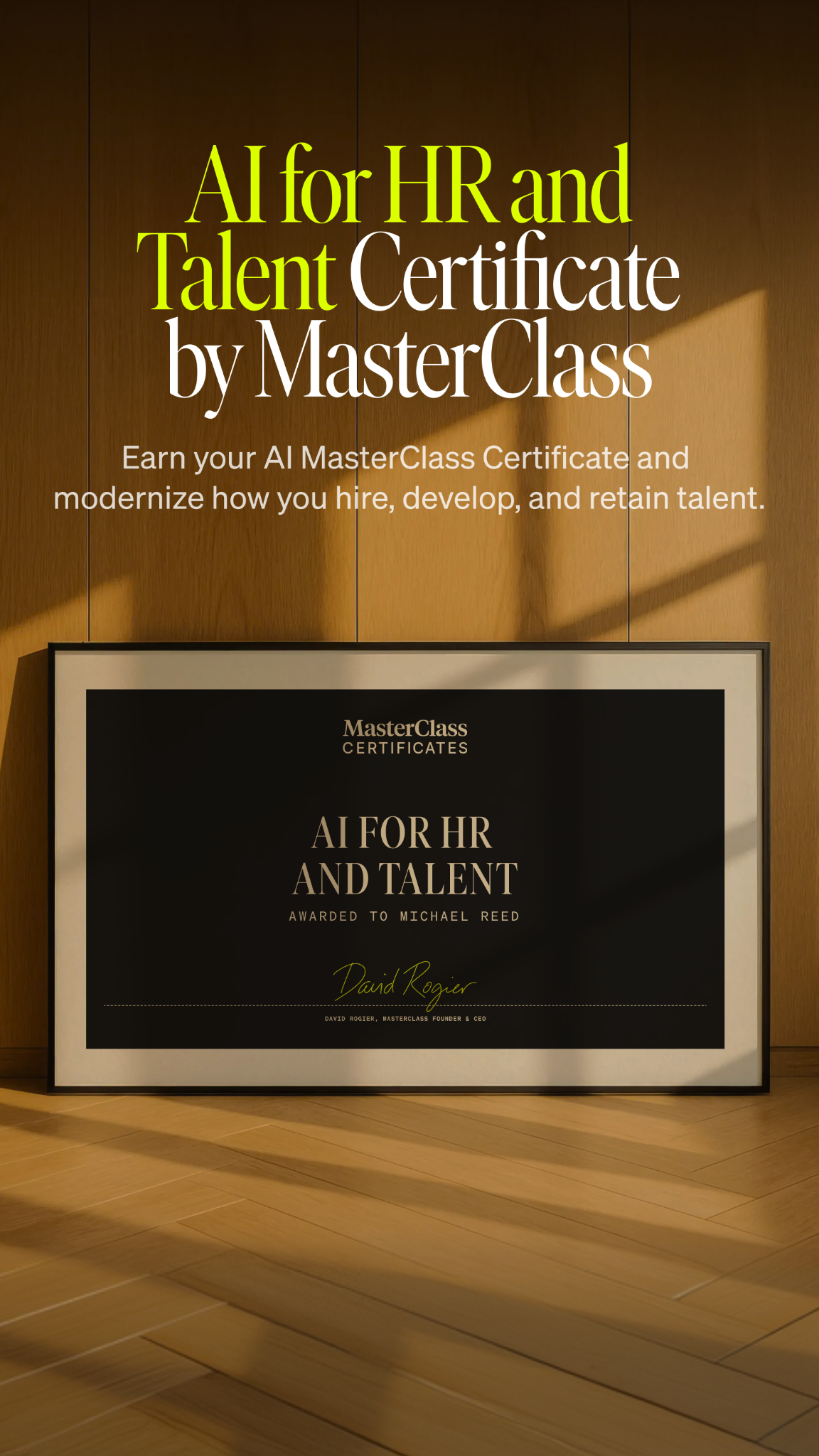 MasterClass Facebook ad