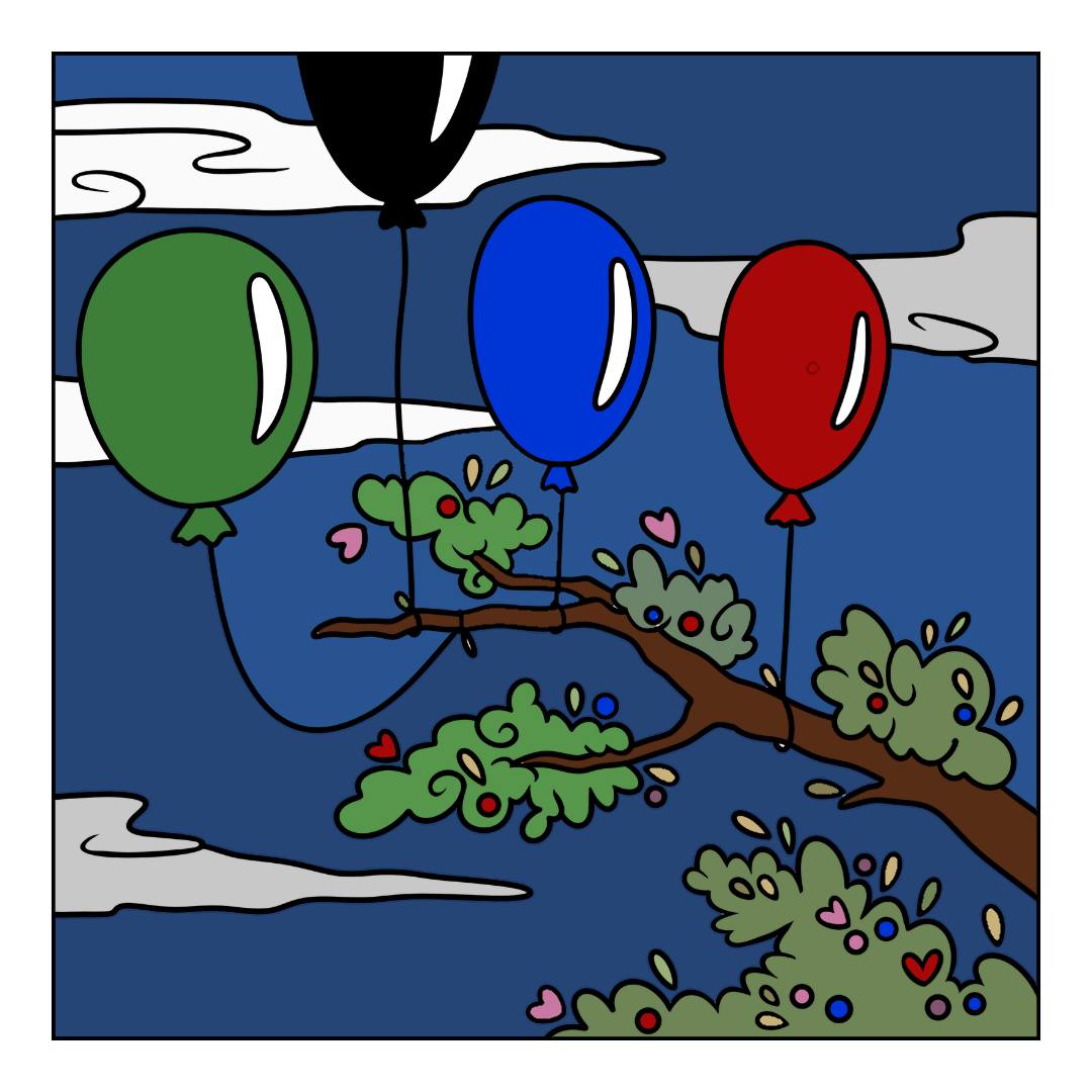 The Colouring Corner Facebook ad
