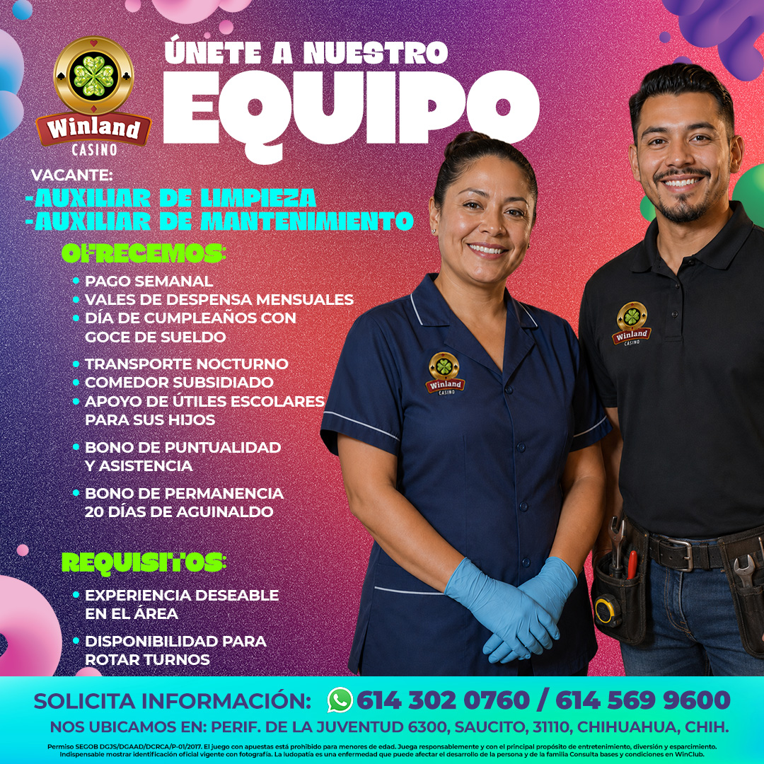 Atracción Talento Winland Chihuahua Facebook ad