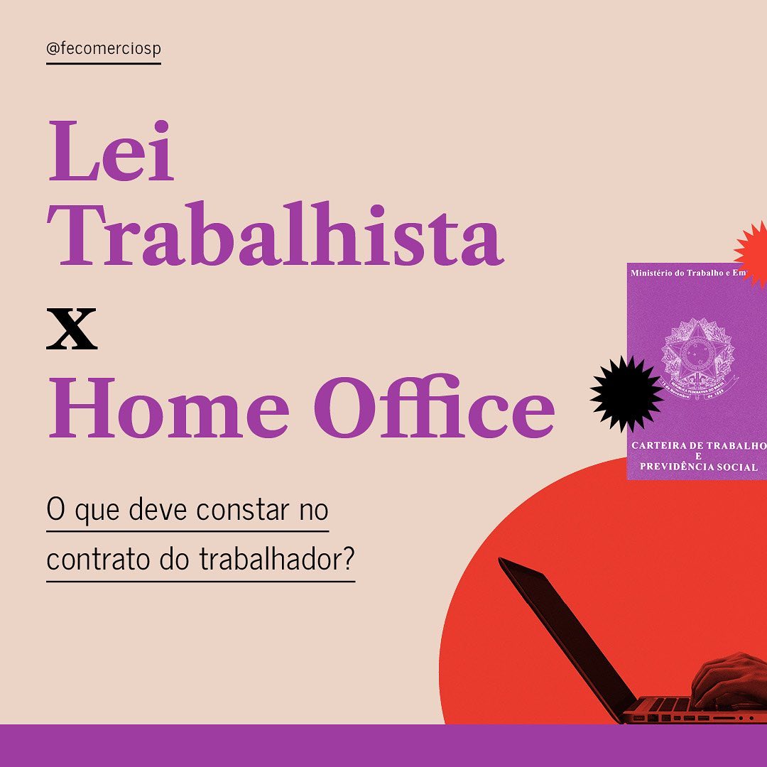 Fecomercio Facebook ad: Você atua em modelo de trabalho remoto?
