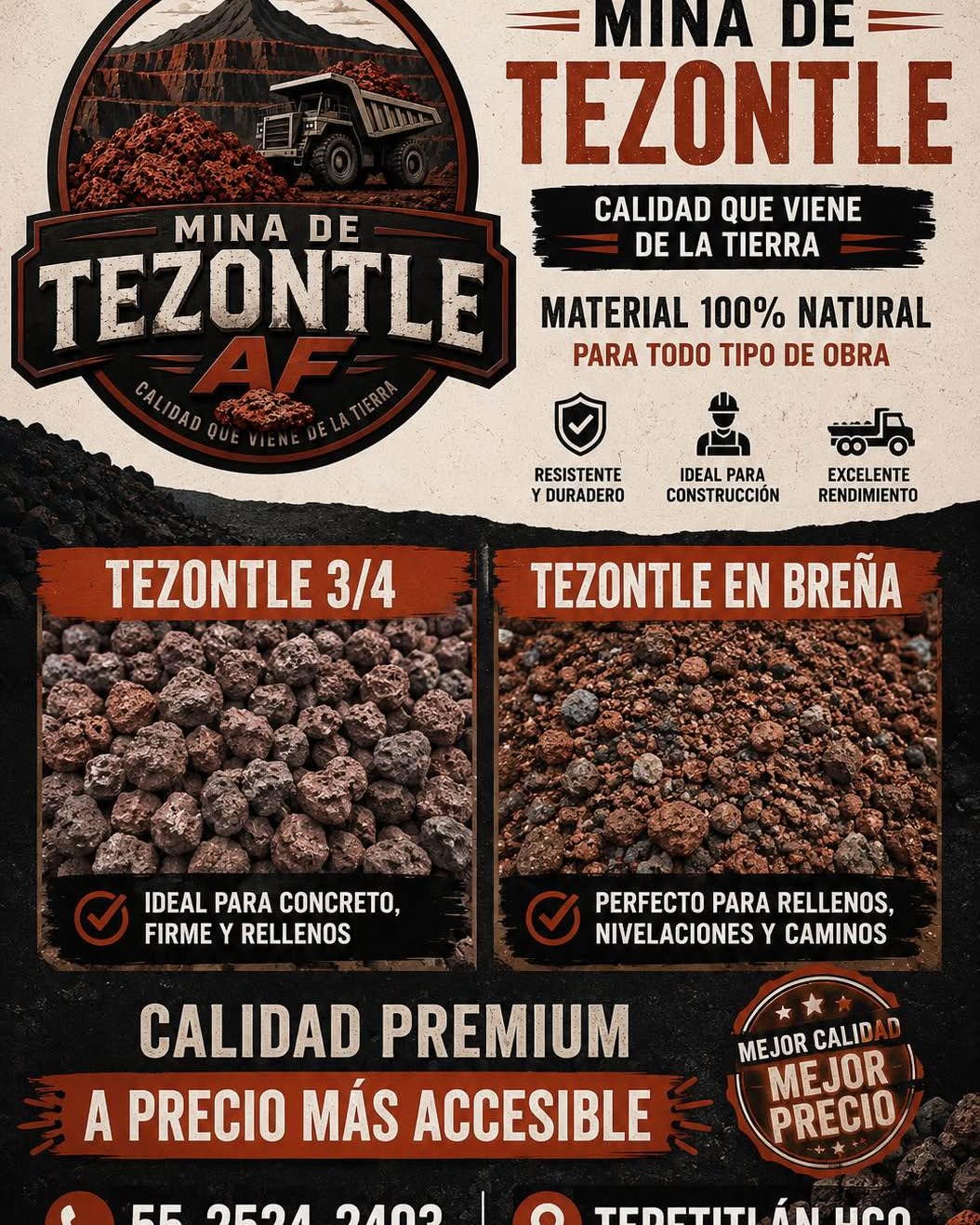 Alexis Falcon Facebook ad: Tezontle rojo 3/4