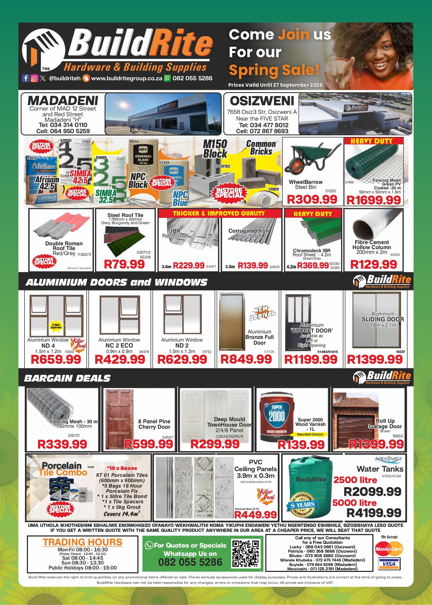 Build Rite Hardware Facebook ad
