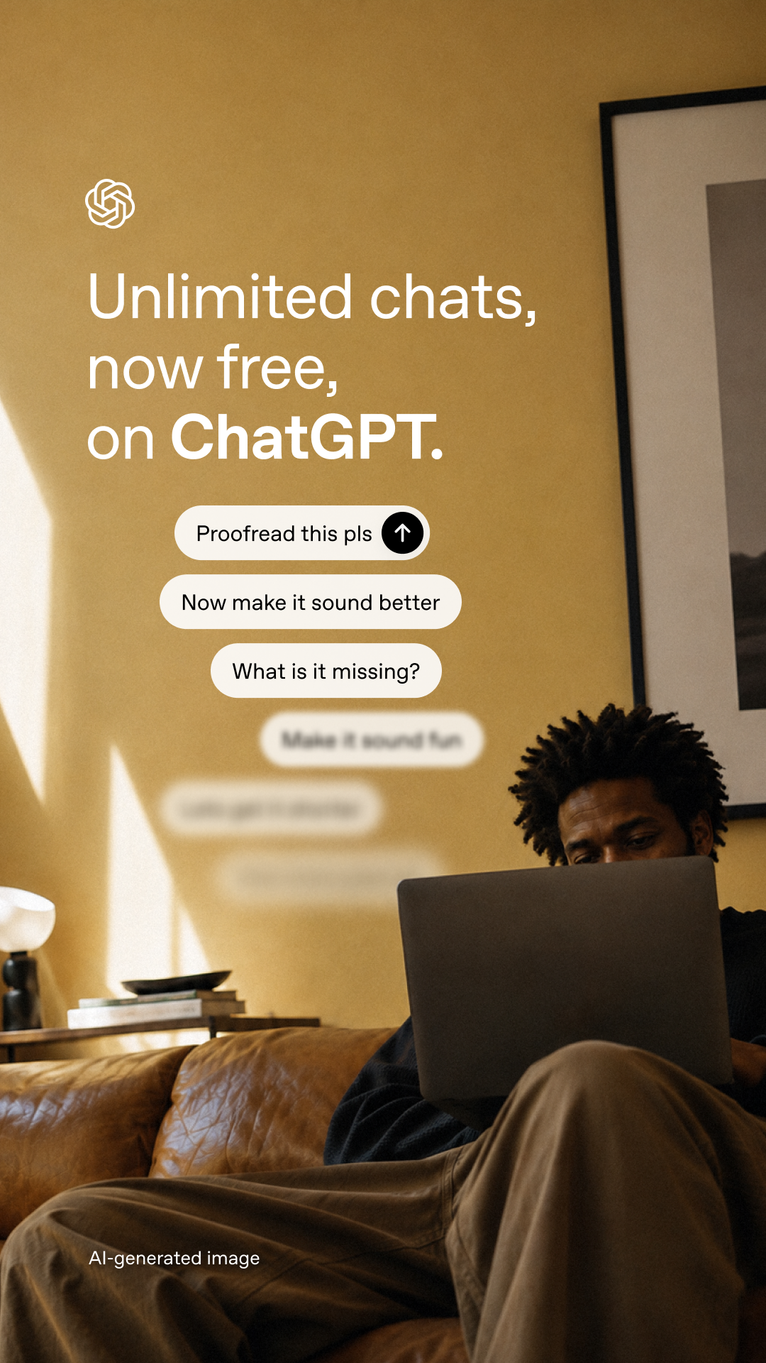ChatGPT Facebook ad