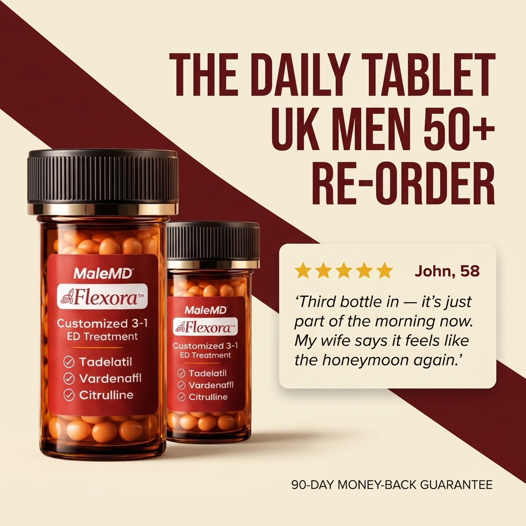 Vitality Today UK Facebook ad: The daily tablet UK men 50+ keep re-ordering