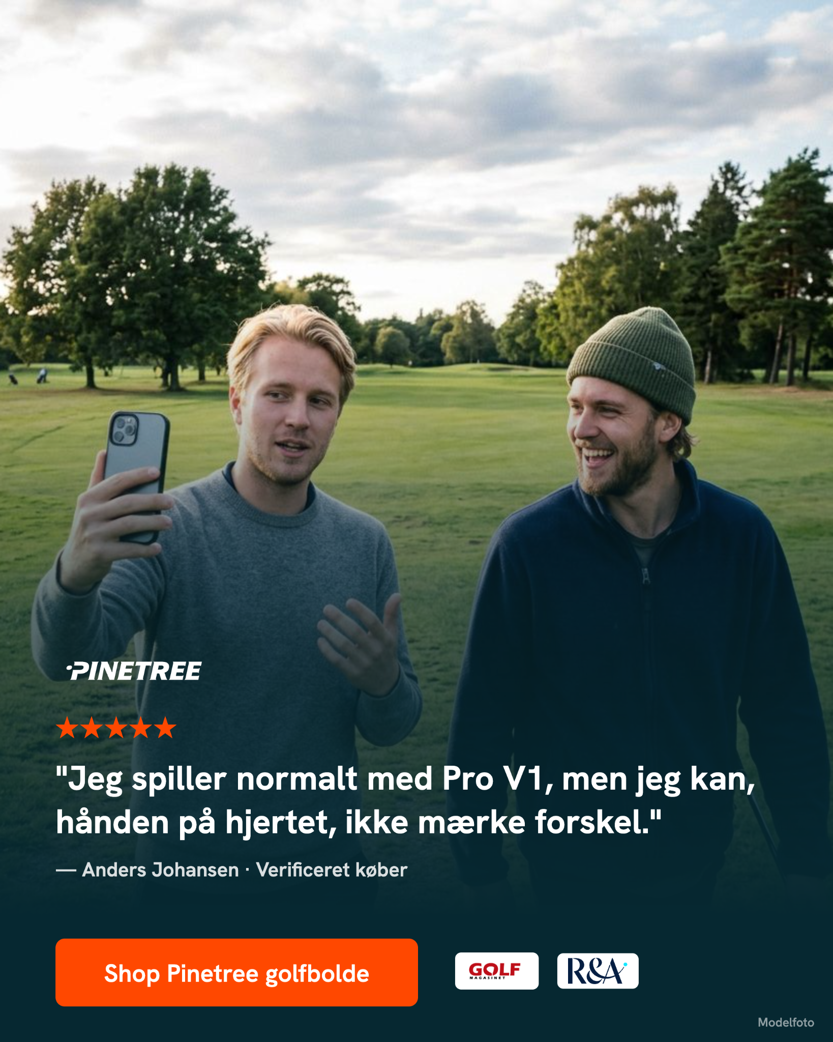 Pinetree Golf Facebook ad