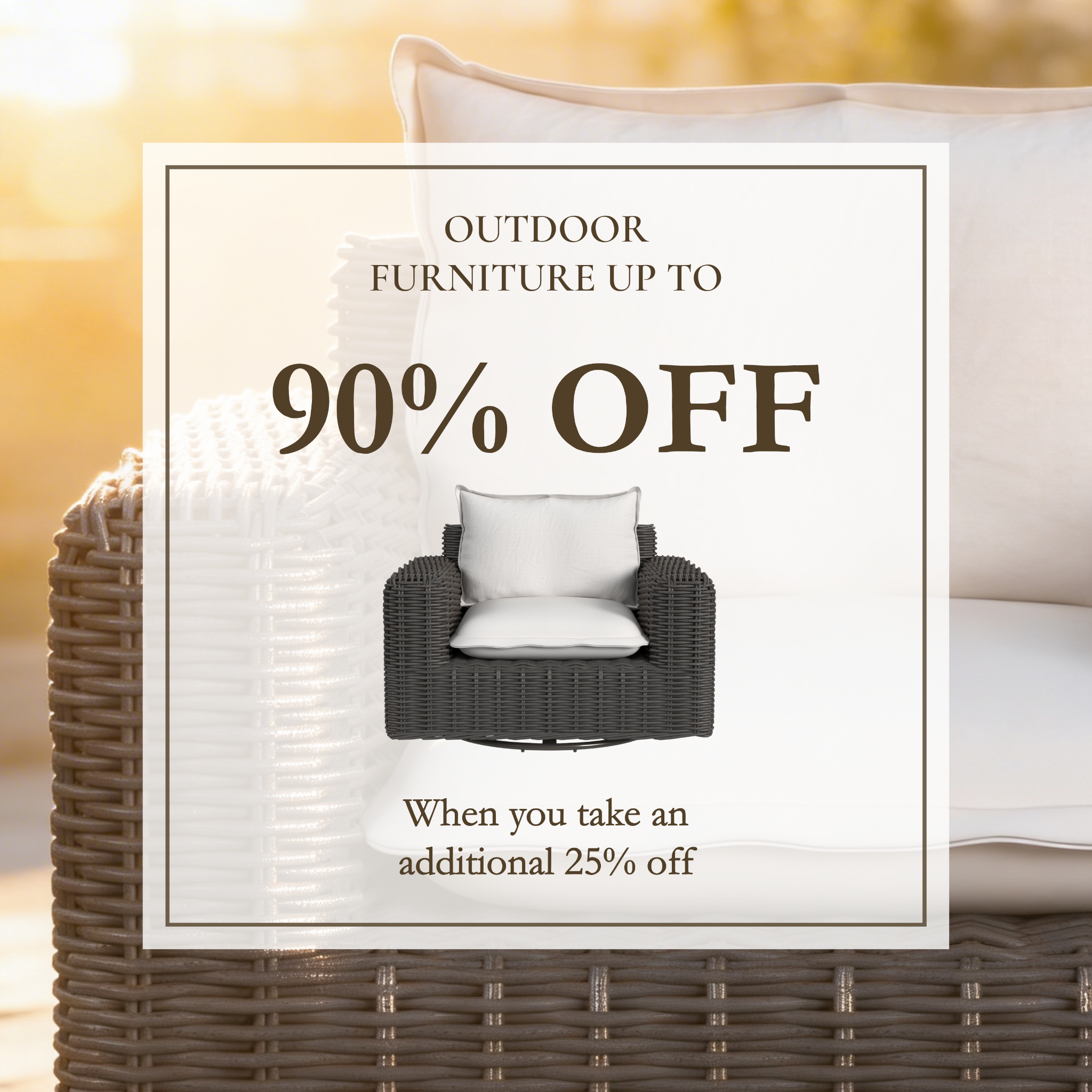 Furniture Market Clearance Center Facebook ad
