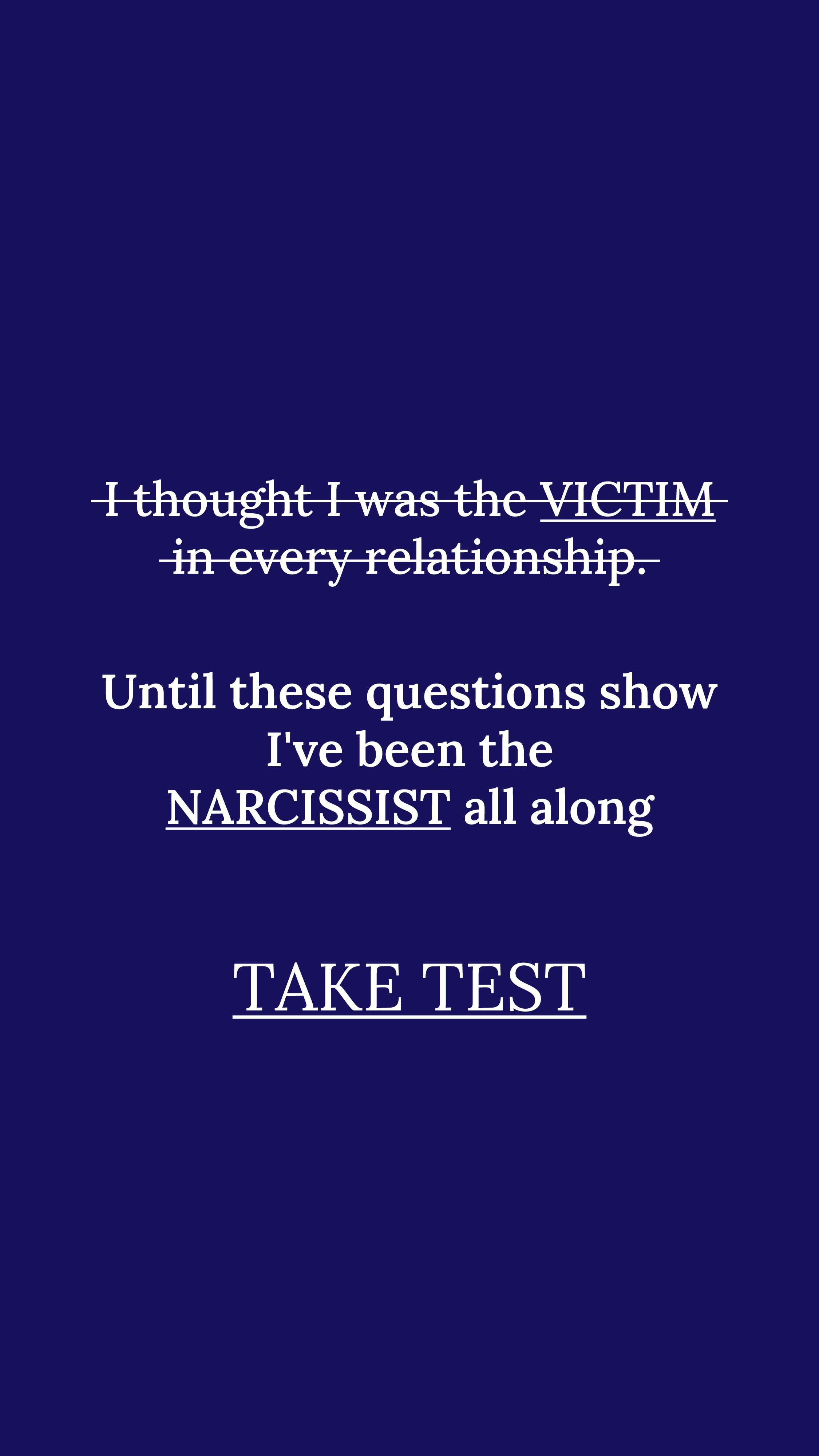 Personality Type Facebook ad