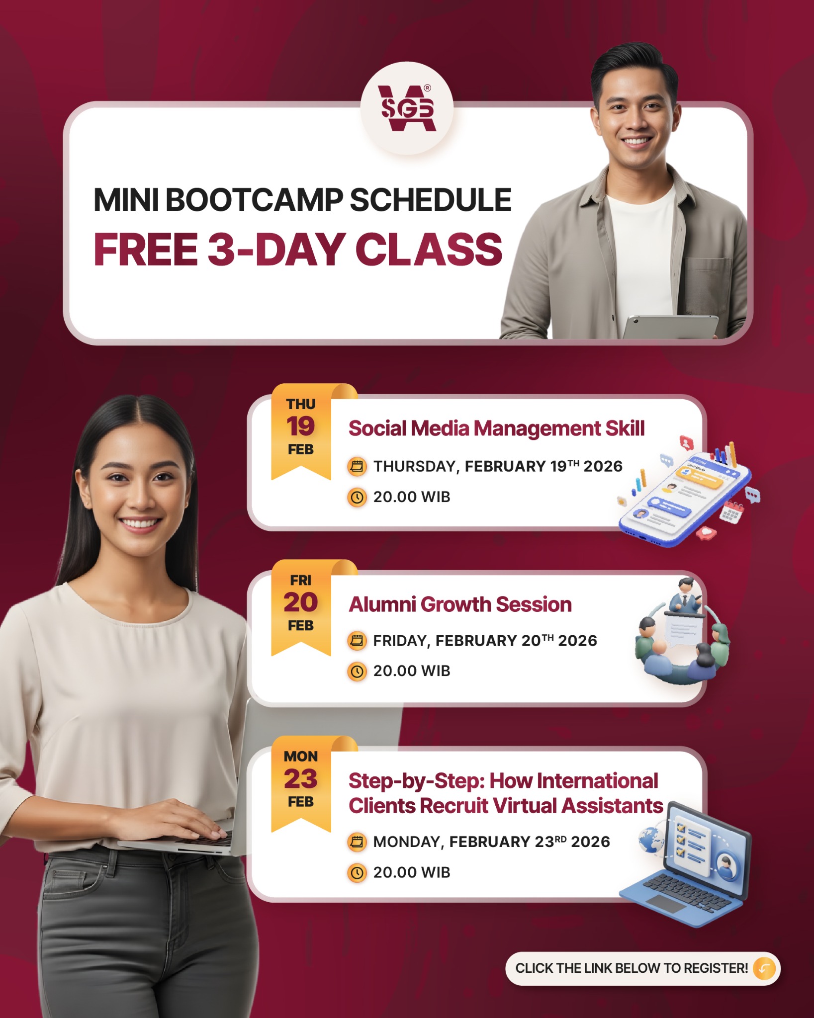 Virtual Assistant SGB Facebook ad