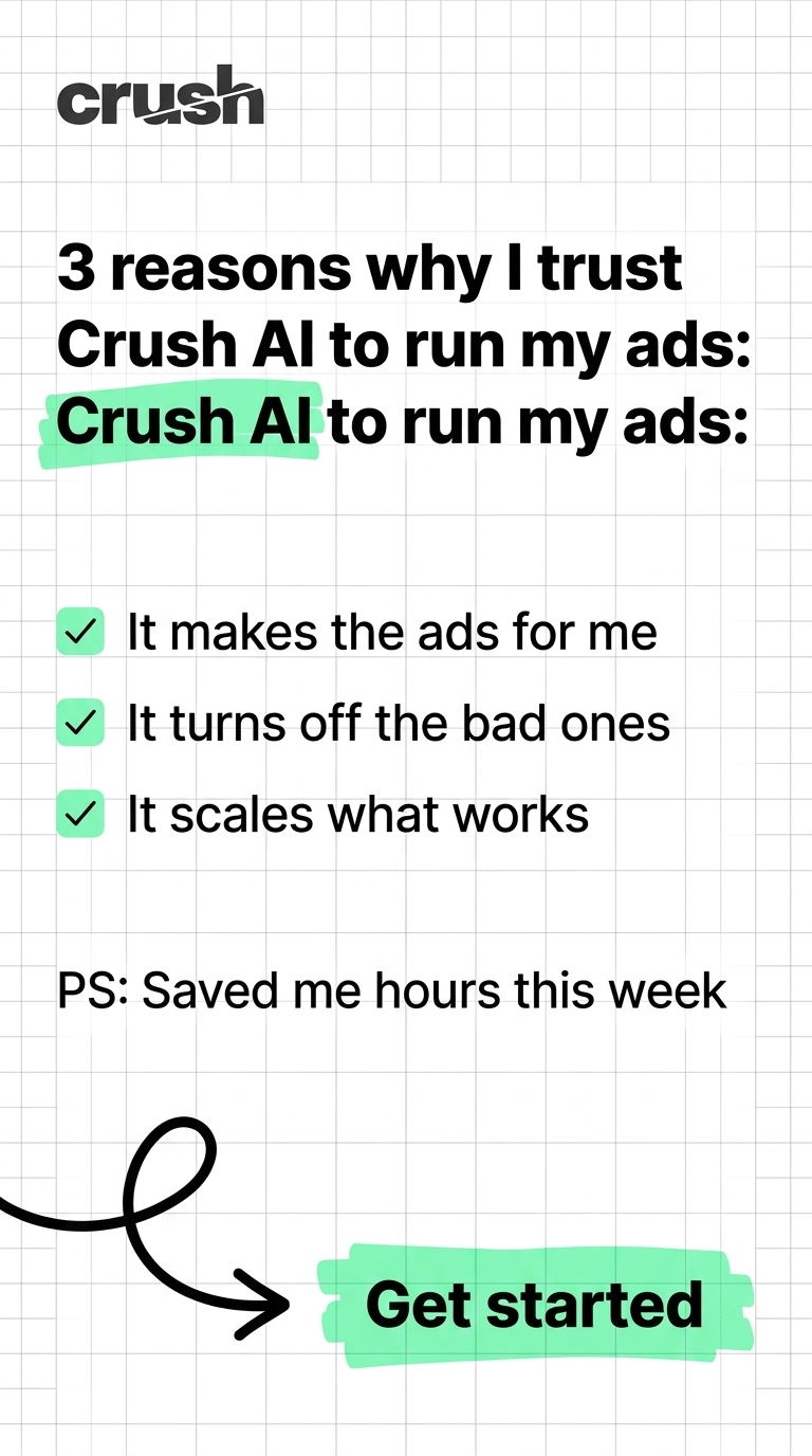 trycrush.ai Facebook ad