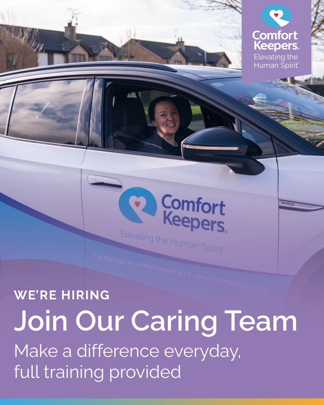 Comfort Keepers Homecare Ireland Facebook ad