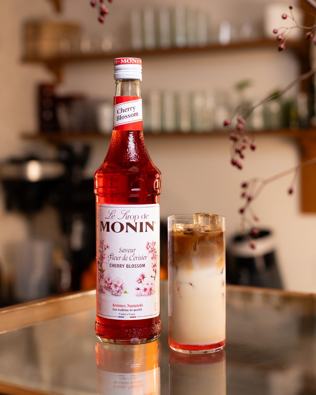MONIN Facebook ad: Drink responsibly.