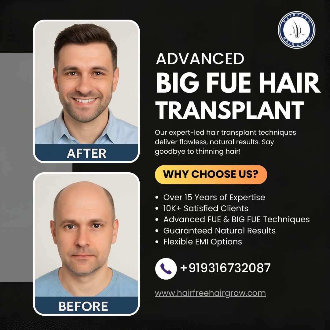 Hairfree Hairgrow Clinic Facebook ad