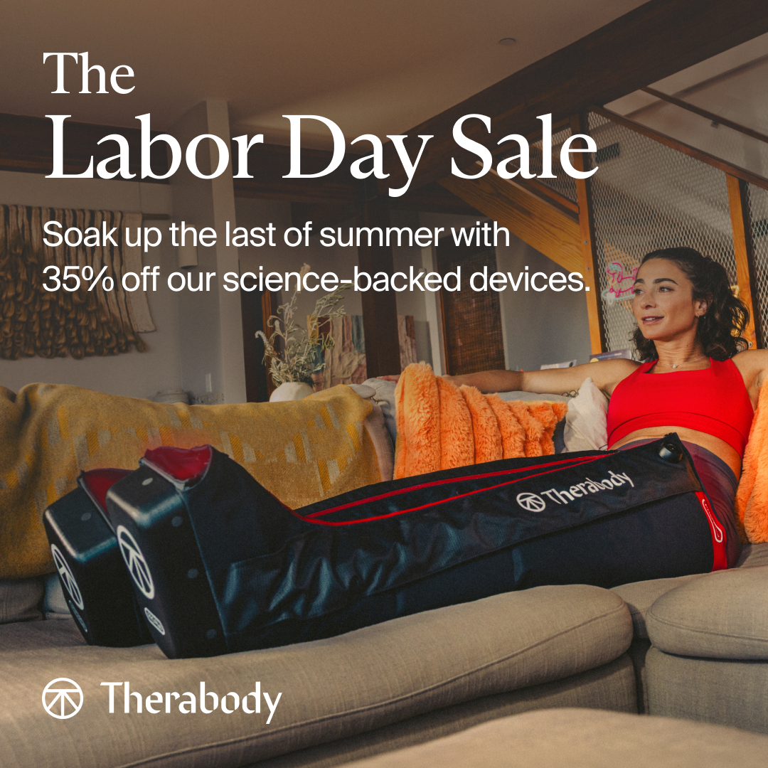 Therabody Facebook ad: Labor Day Deals