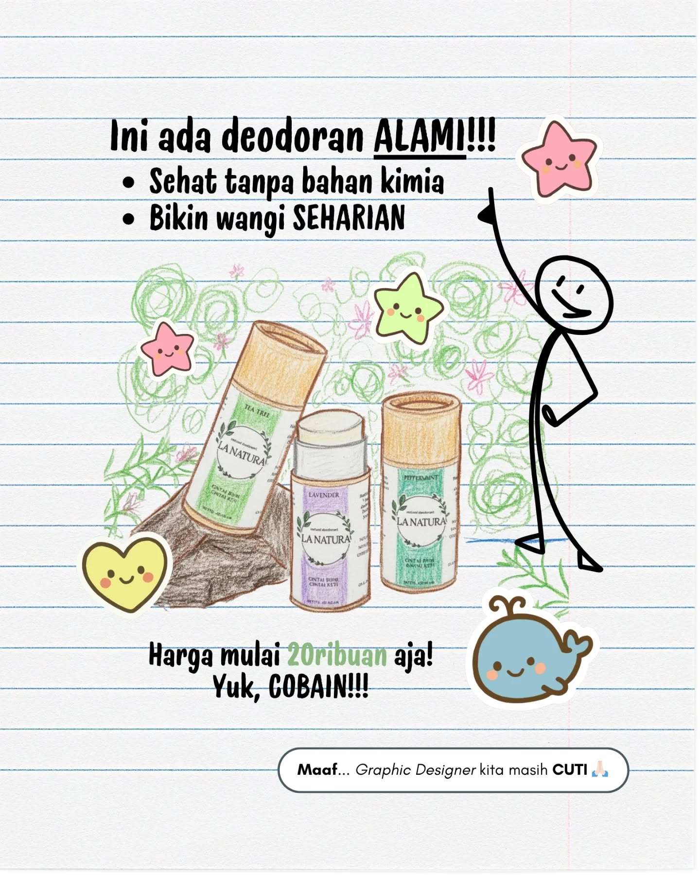 La Natura Natural Deo Facebook ad