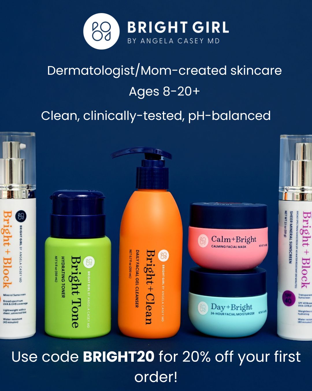 Bright Girl by Angela Casey MD Facebook ad