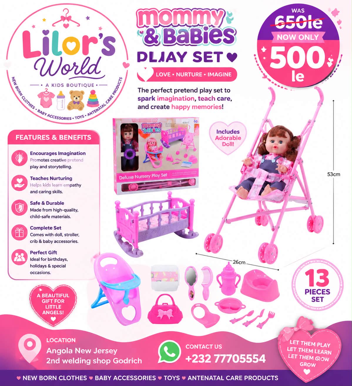 Lilor’s World Facebook ad: Sale Sale Sale!