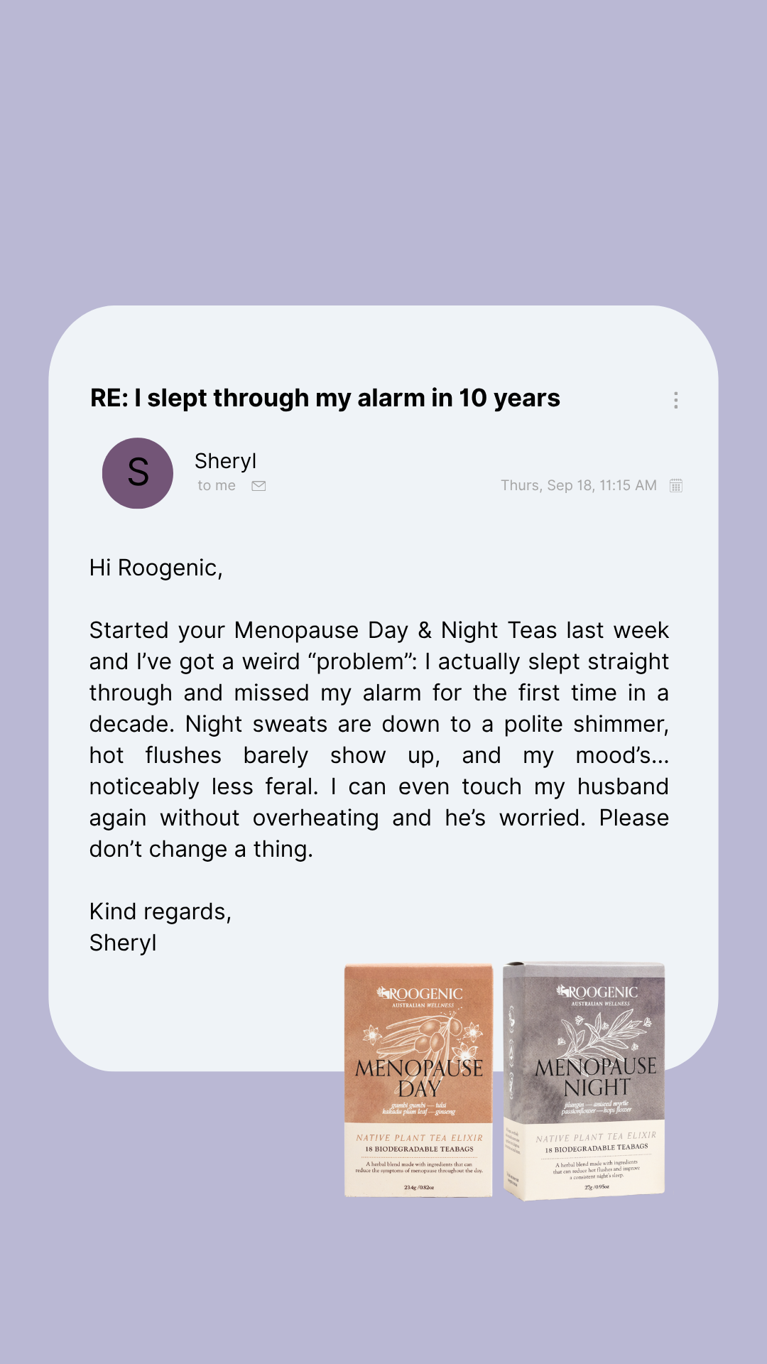 Roogenic Facebook ad