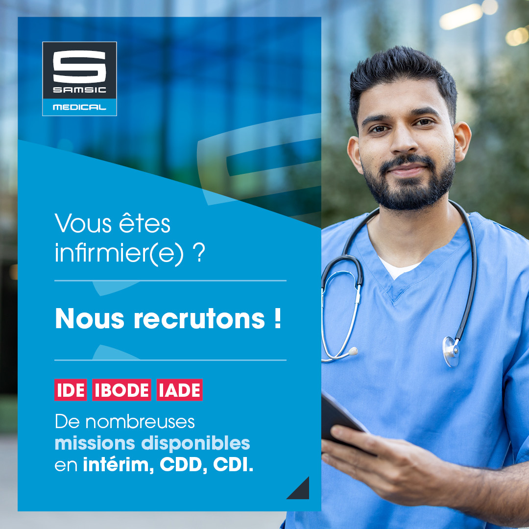 Samsic Médical Facebook ad: Vous êtes infirmier(e)?