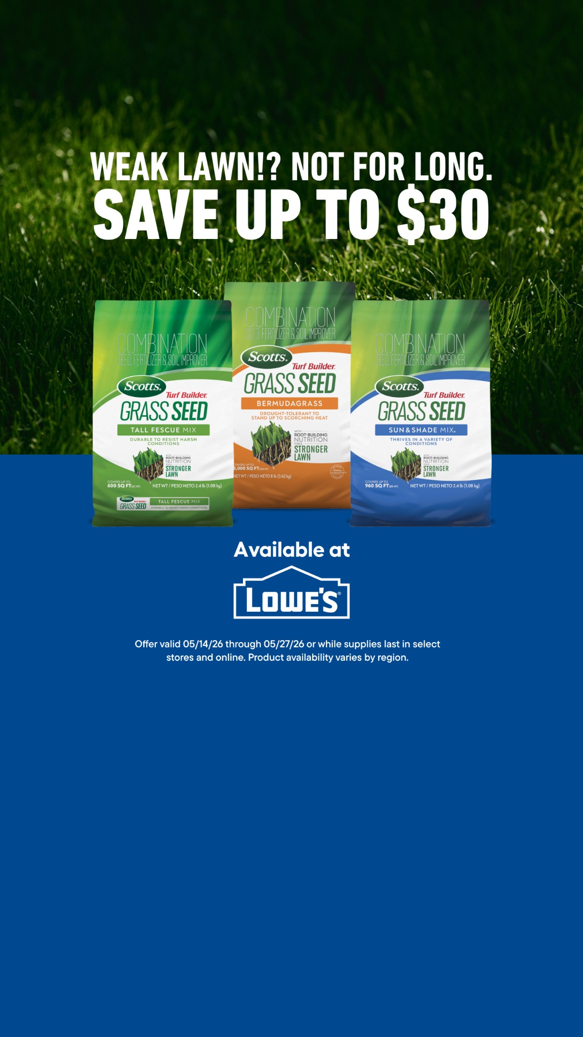 Scotts Lawn Care Facebook ad