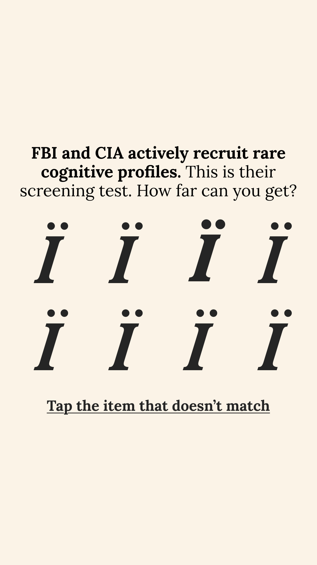 Brain Health Check Facebook ad