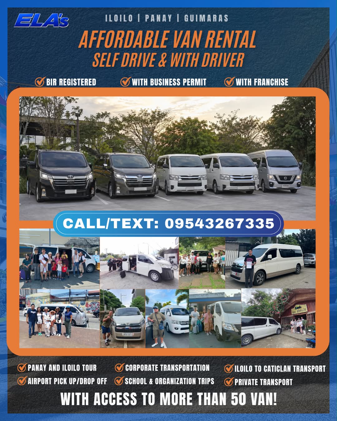 ELA's Car Rental - Iloilo Facebook ad