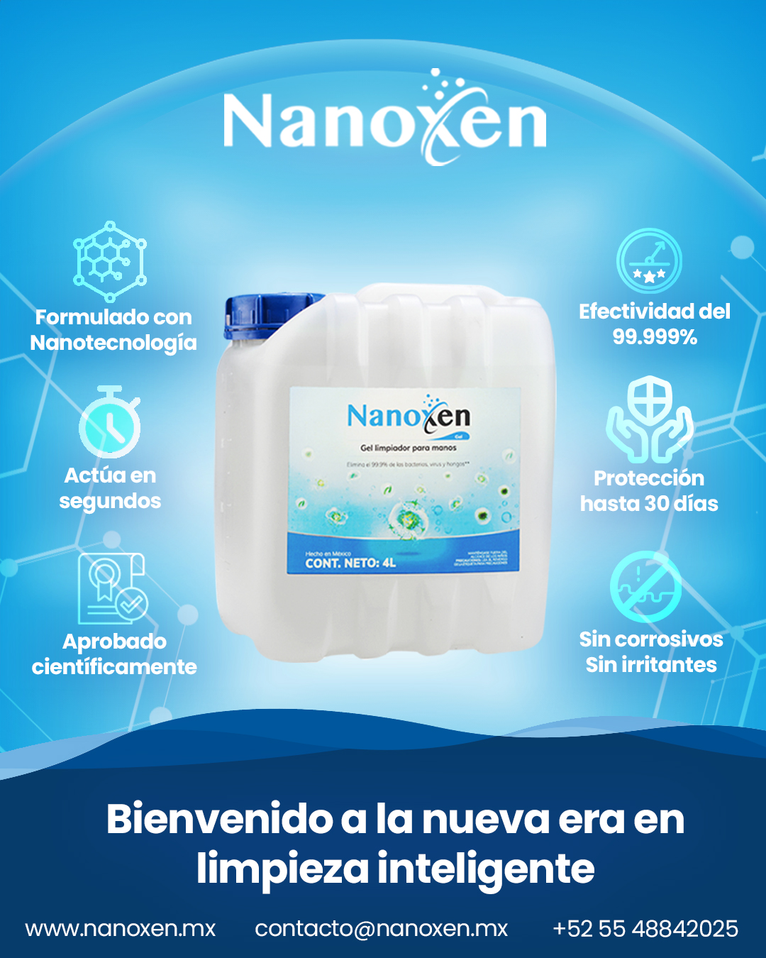 Nanoxen Facebook ad: Nanoxen Desinfectante