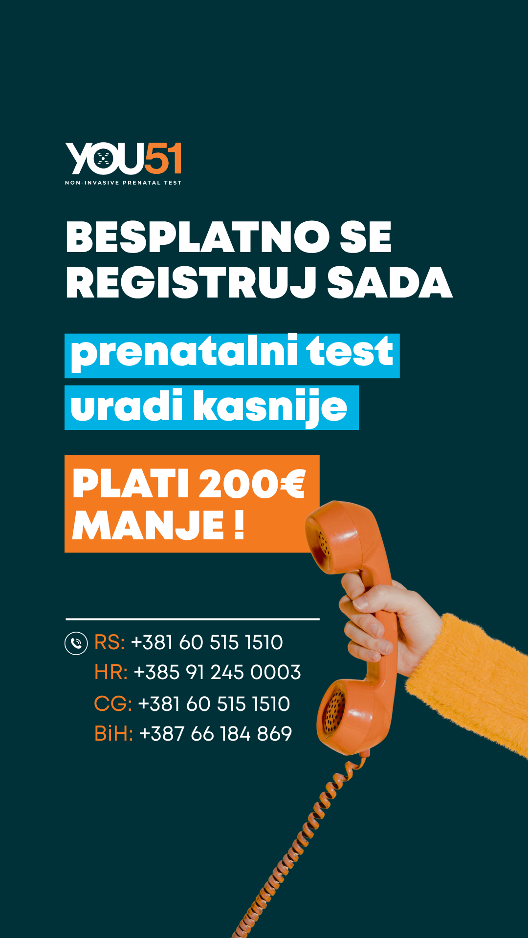 You51 Prenatalni Test Facebook ad