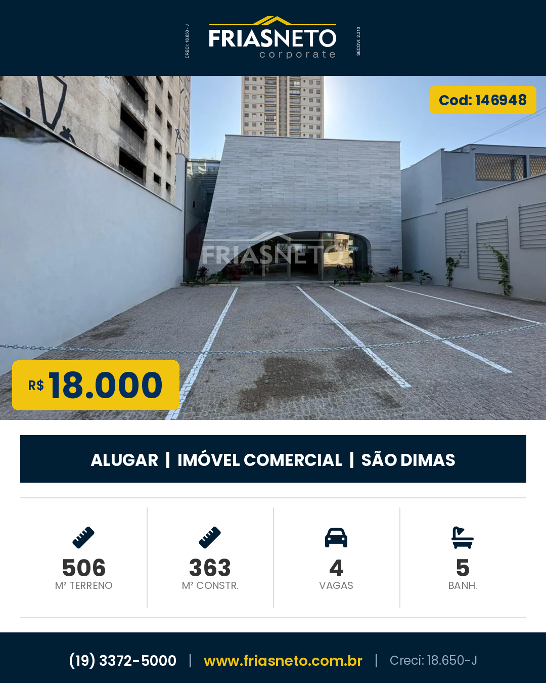 Frias Neto Consultoria de Imóveis Facebook ad