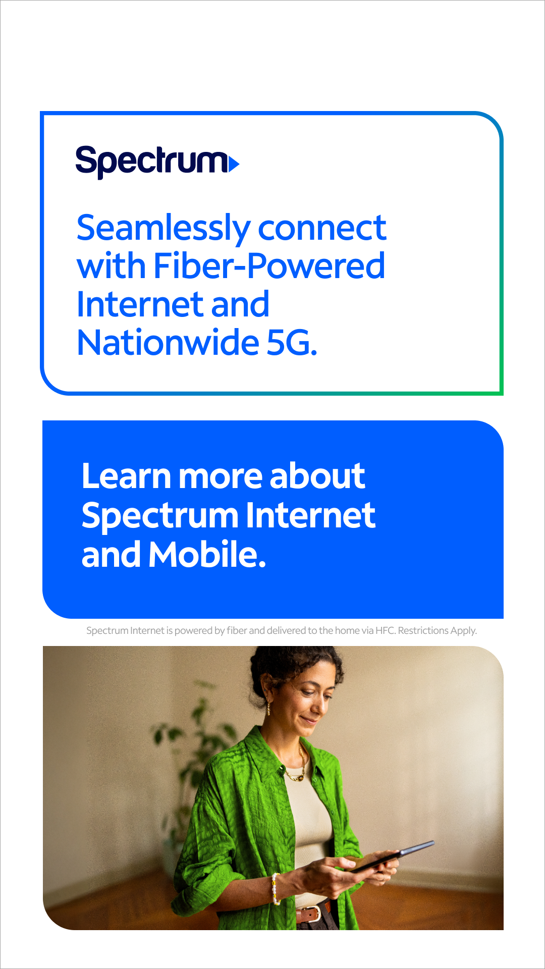 Spectrum Facebook ad