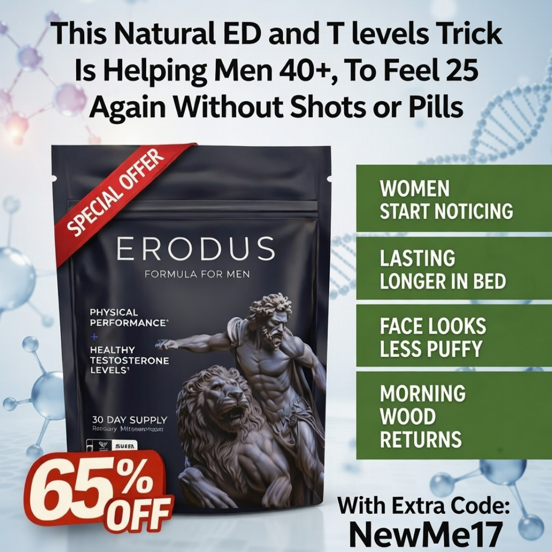 Erodus Formula For Men Facebook ad