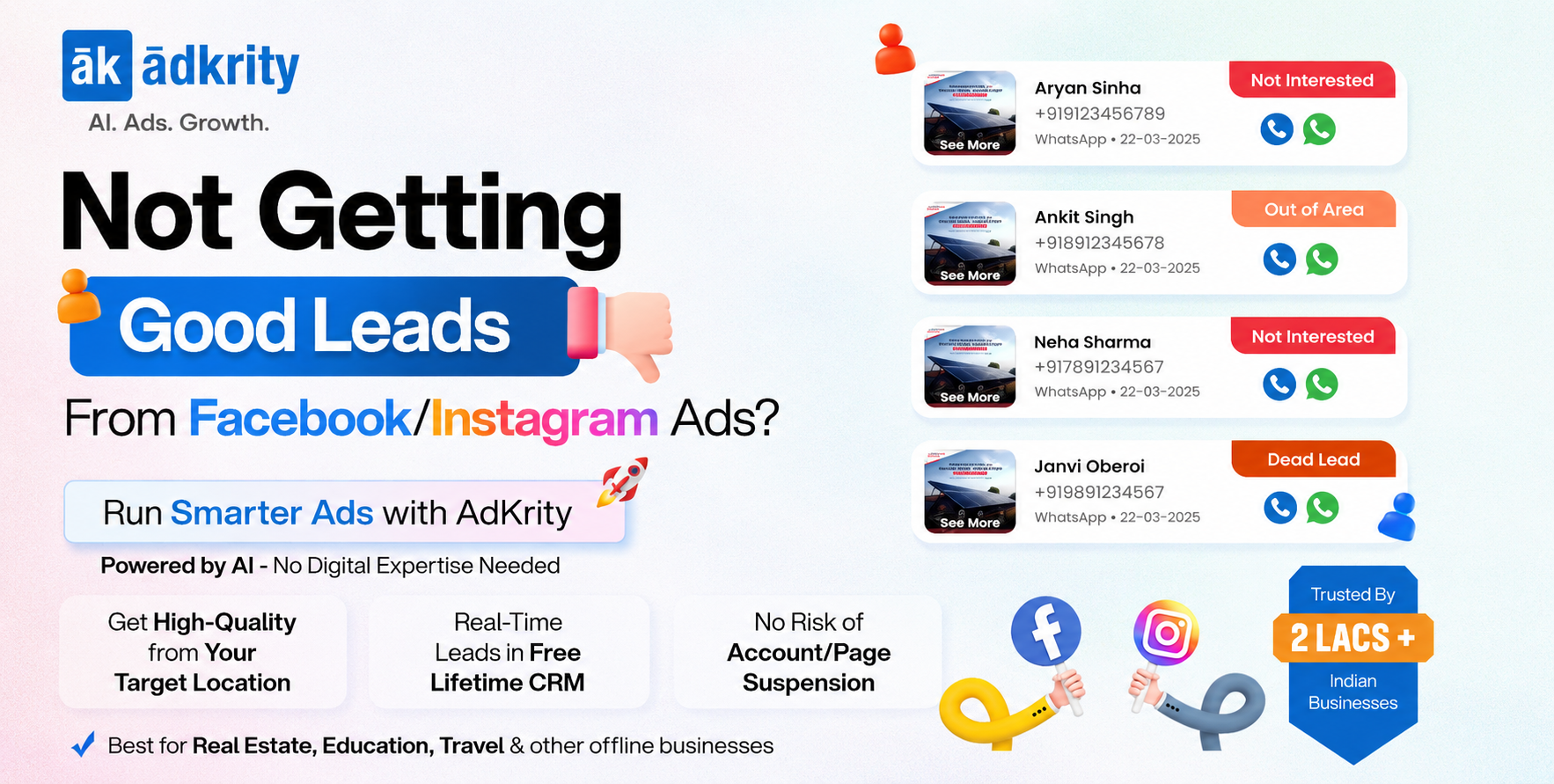 AdKrity Facebook ad