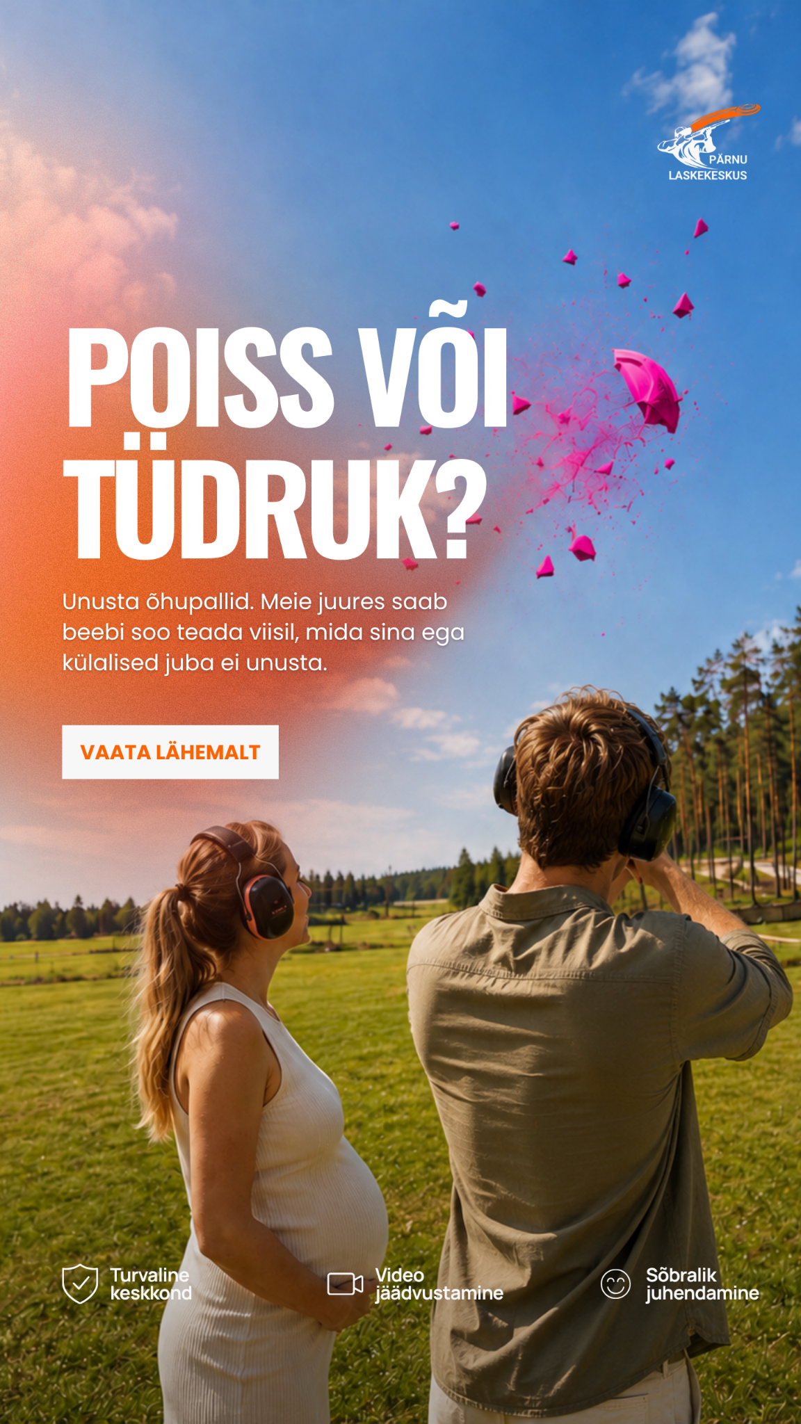 Pärnu Laskekeskus Facebook ad