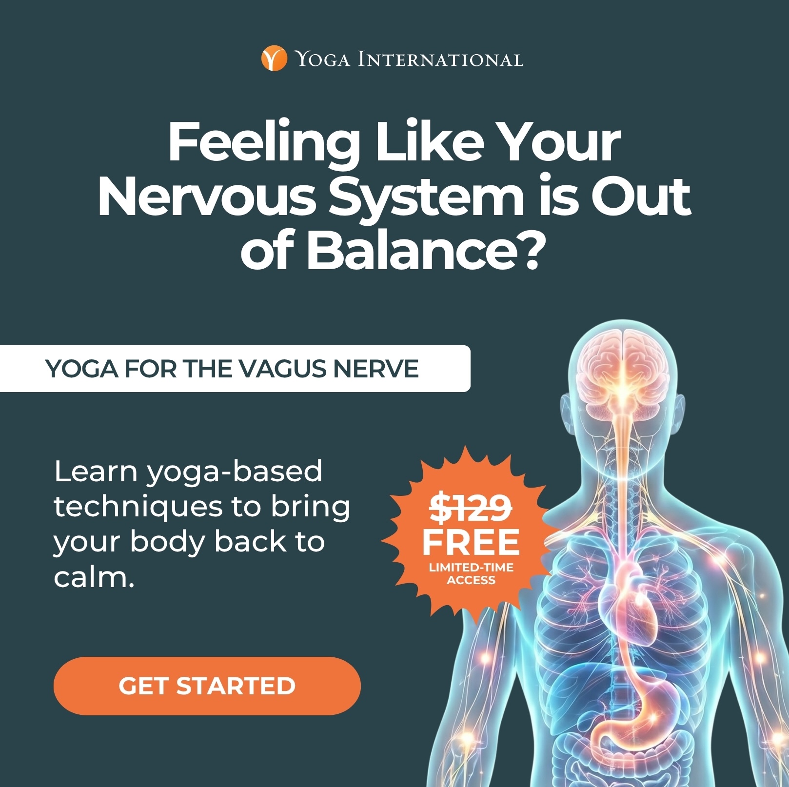 Yoga International Facebook ad