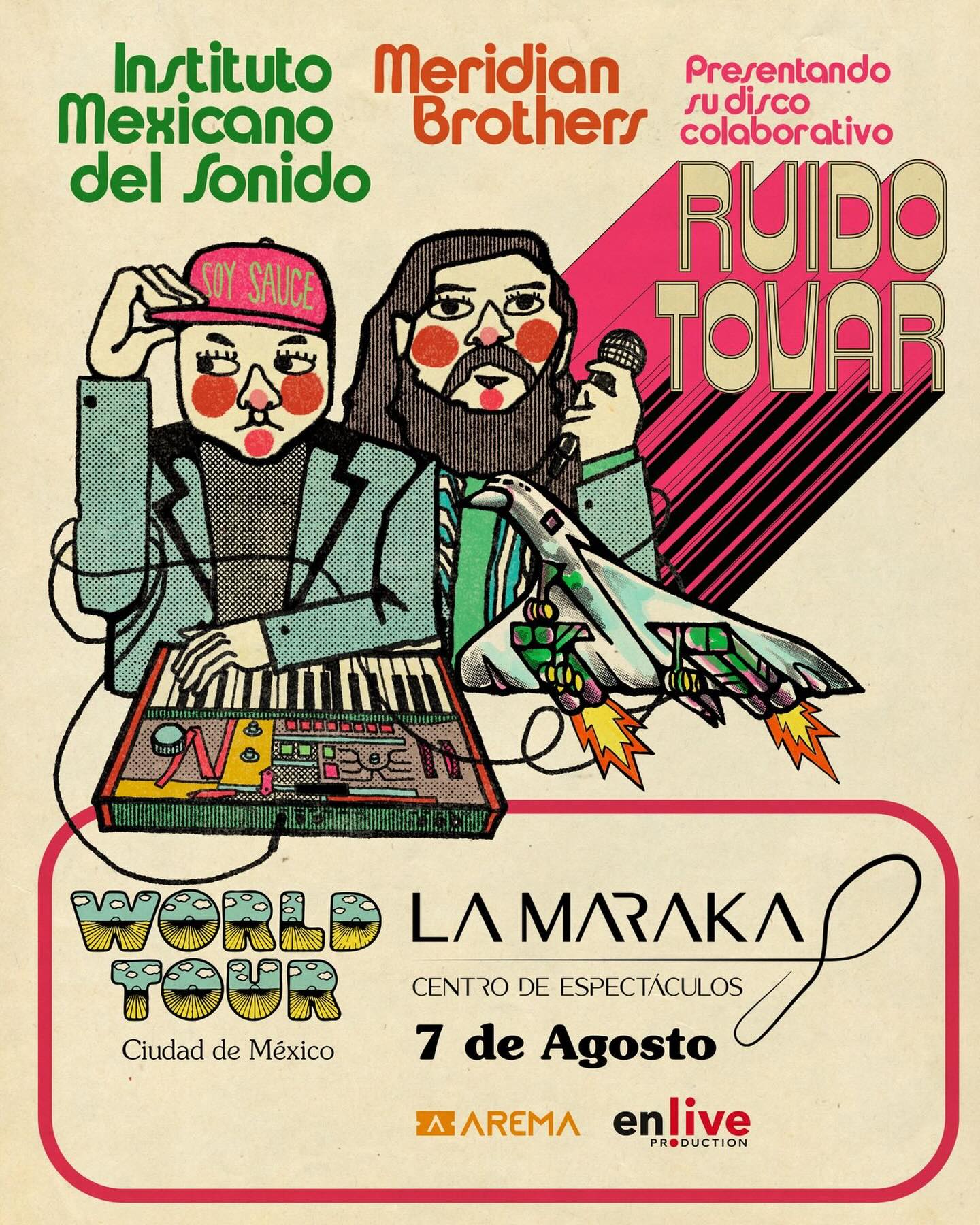 EnLive Production Facebook ad: Meridian Brothers World Tour en CDMX - AREMA Ticket