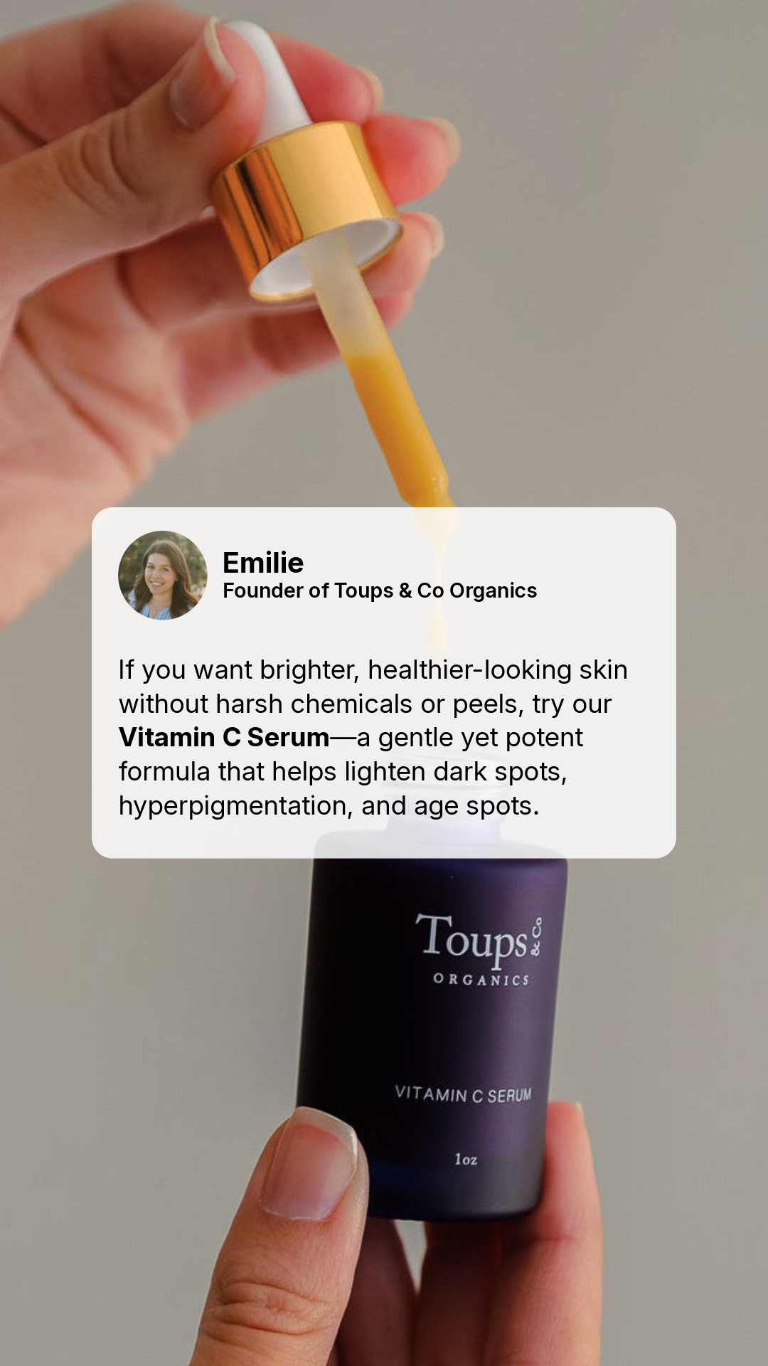 Toups and Co Organics Facebook ad