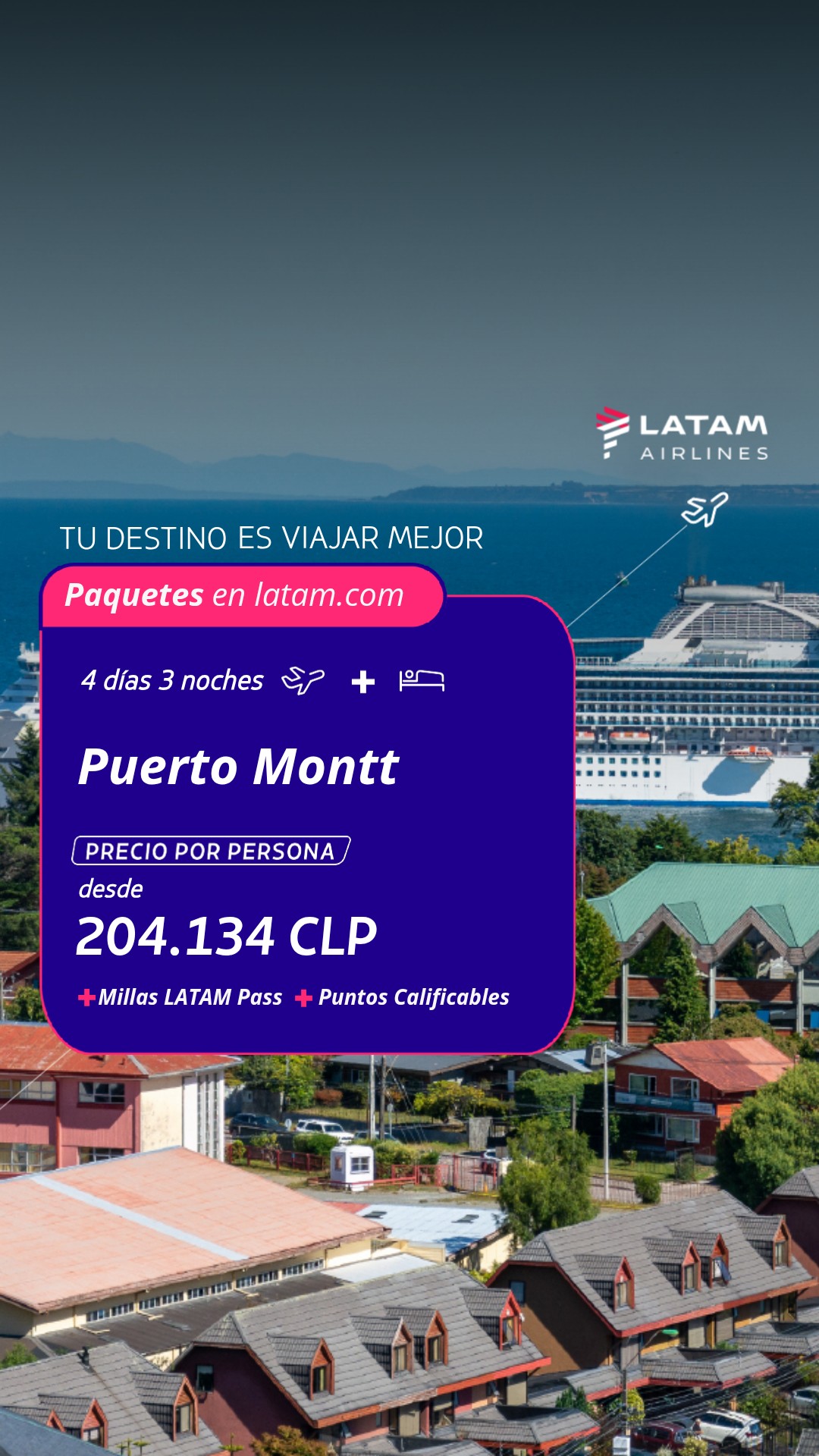 LATAM Airlines Facebook ad
