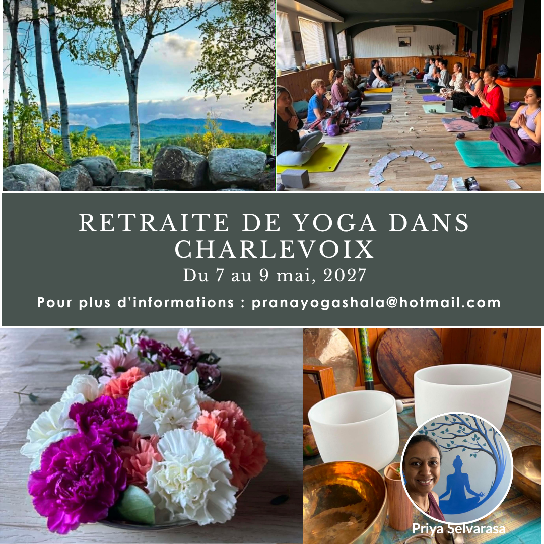 Prana Yoga Shala Facebook ad: Retraite de yoga dans Charlevoix - Yoga Retreat in…