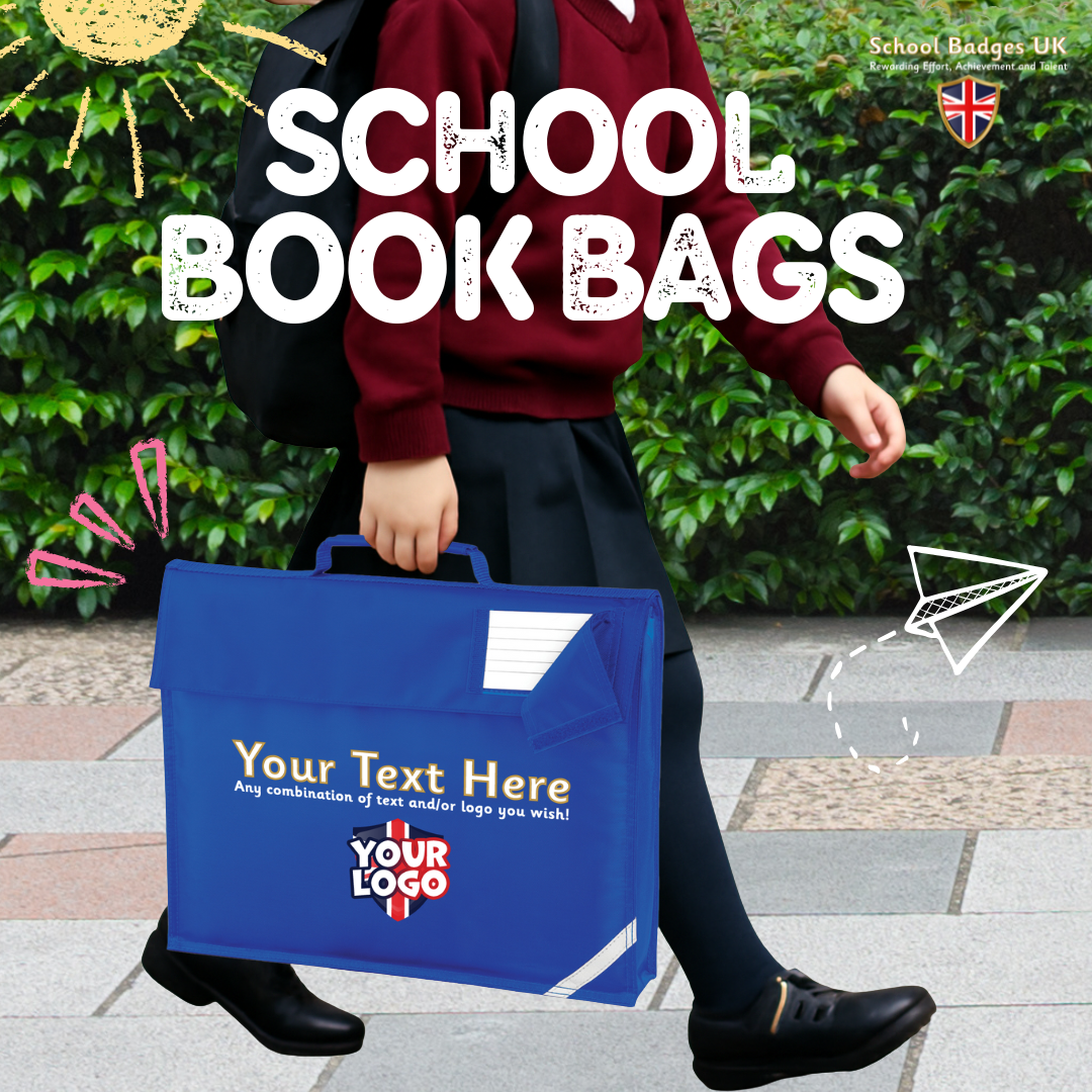School Badges UK Facebook ad: School Days, Made Easy & Fun!