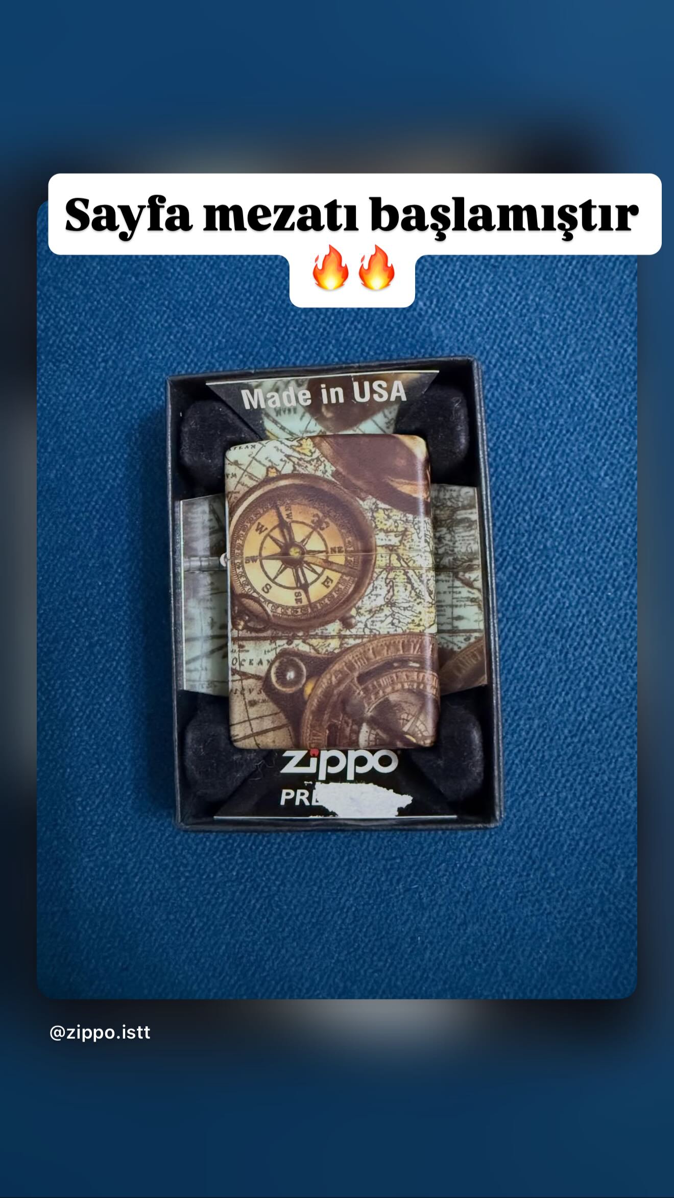 zippo.isttt Facebook ad: Sayfa mezatı başlamıştır