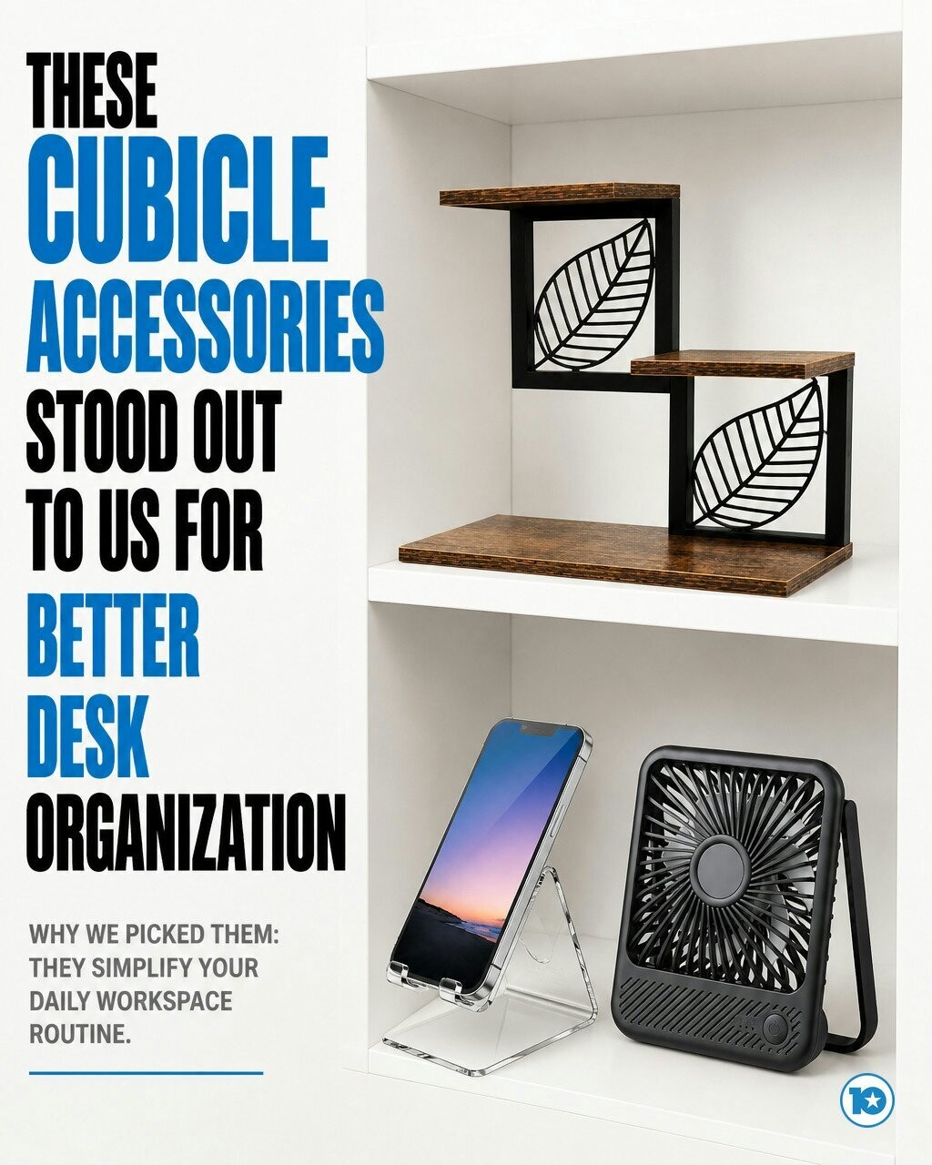 Toptenreviews Shopping Facebook ad: Smart picks for tidier workstations