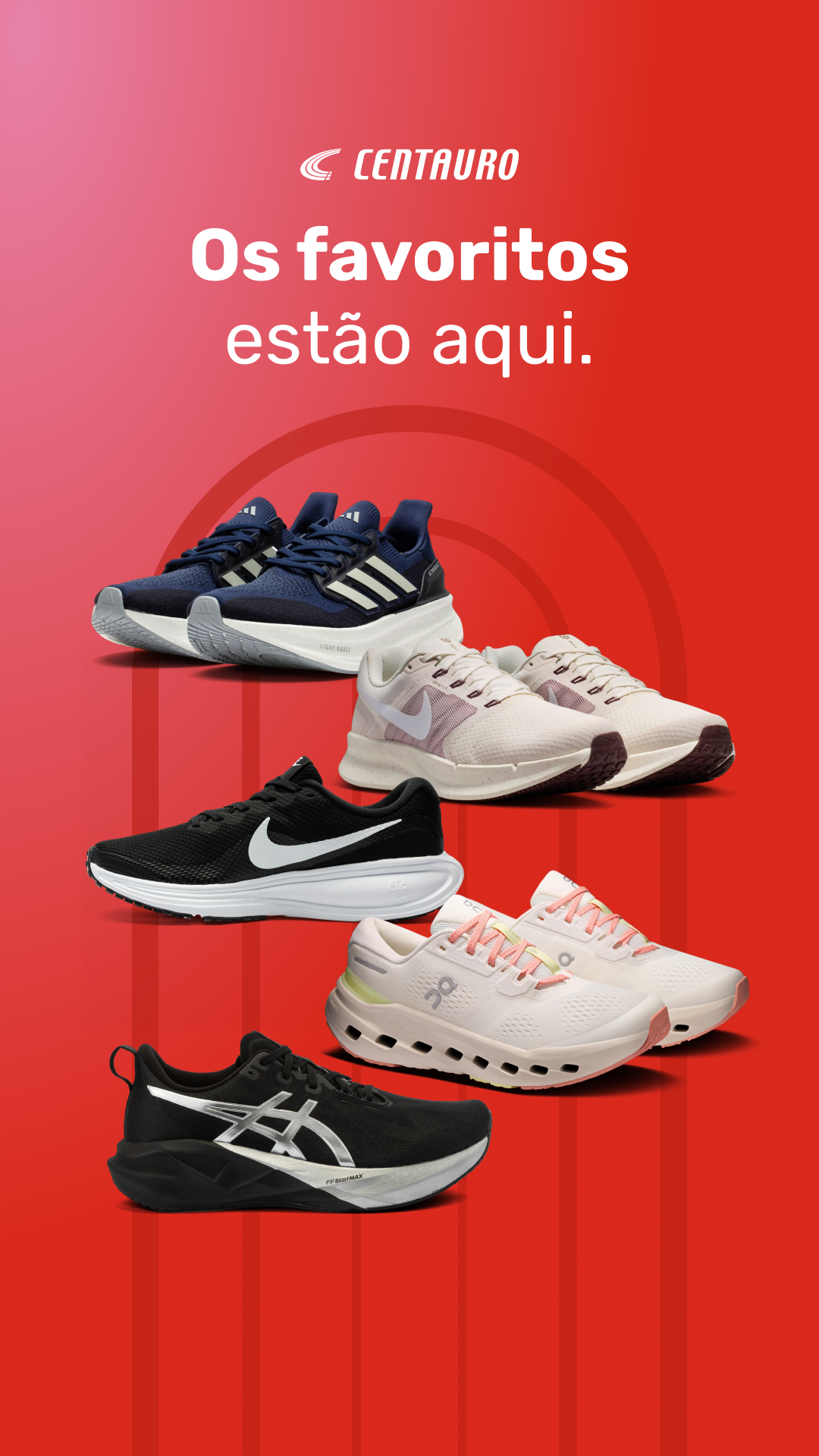 Centauro Facebook ad: Seus favoritos estão na Centauro