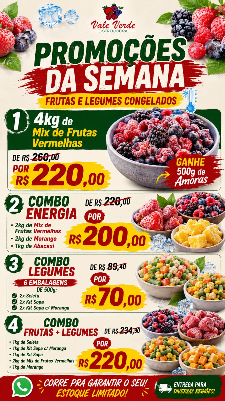 Sitio Vale Verde Facebook ad: PROMOÇÃO DA SEMANA