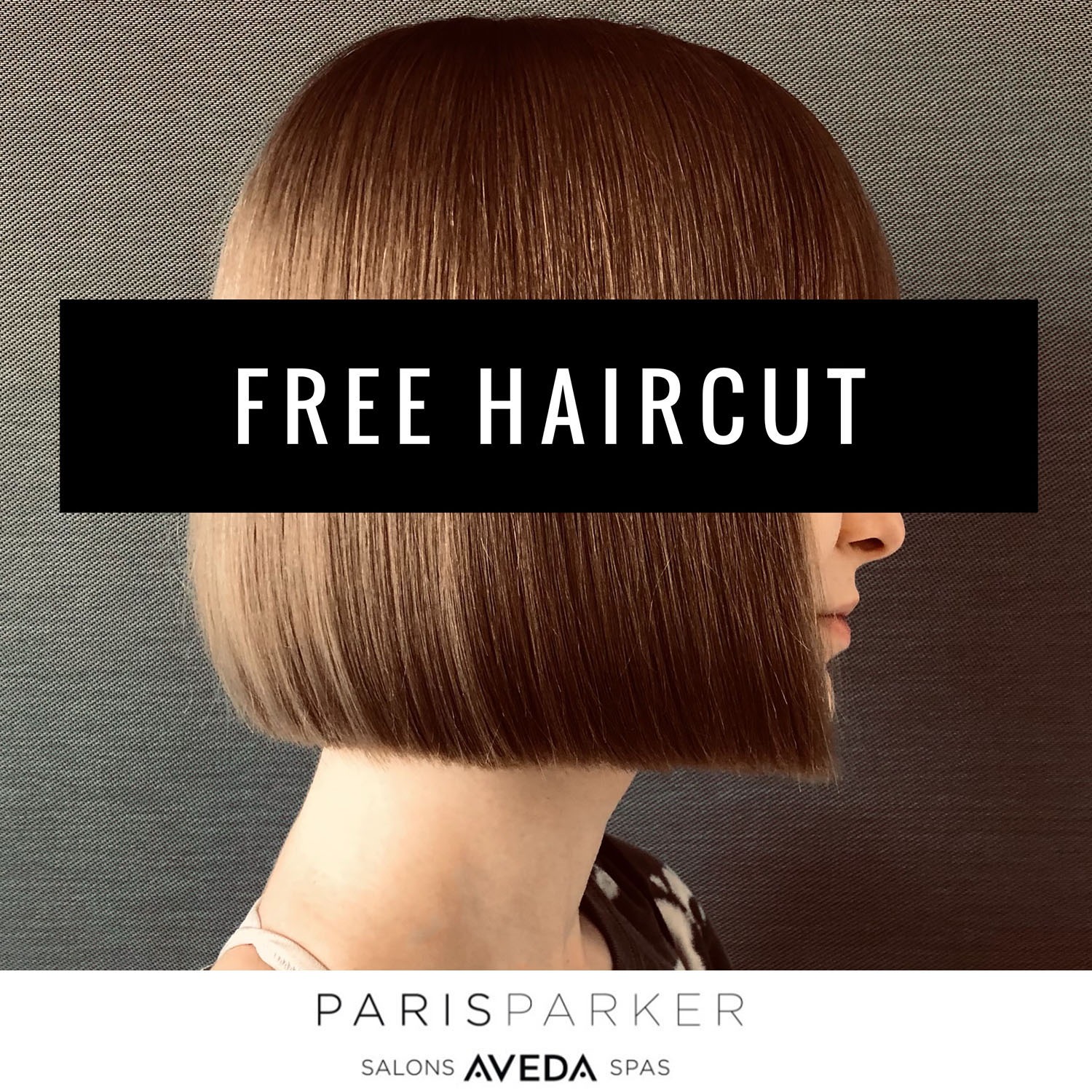 Paris Parker Salon & Spa Facebook ad: FREE HAIRCUT
