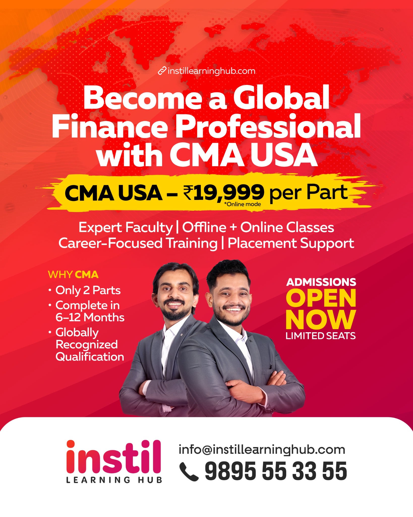 Instil Learning Hub Facebook ad: India’s No. 1 Online & Offline Platform for ACCA, CFA &…