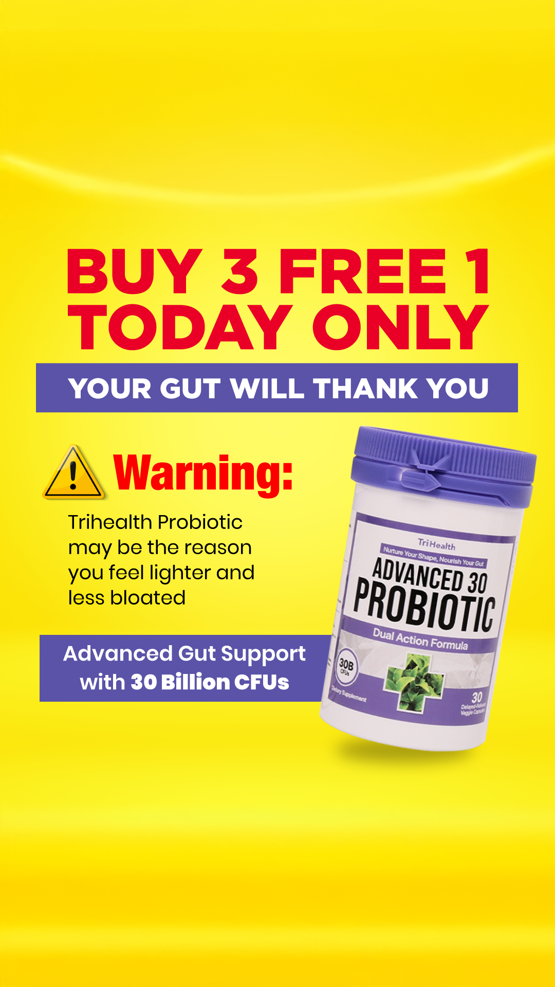 TriHealth Probiotic PH Facebook ad