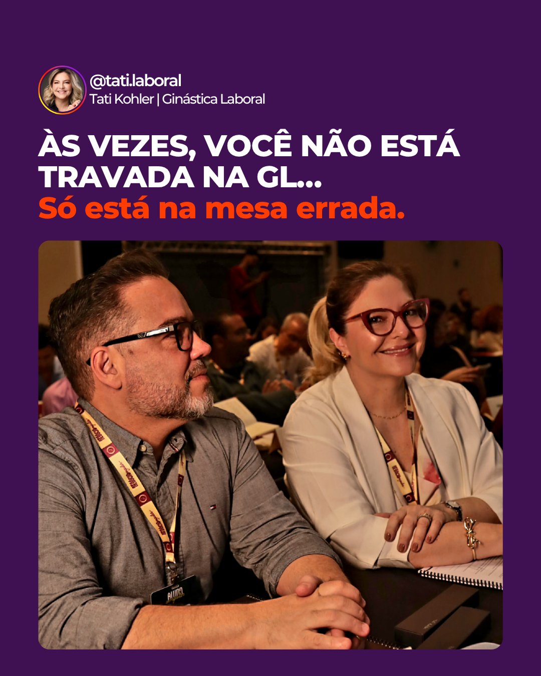 Tati Laboral Facebook ad: Ainda estou processando tudo que vivemos nesses dias.