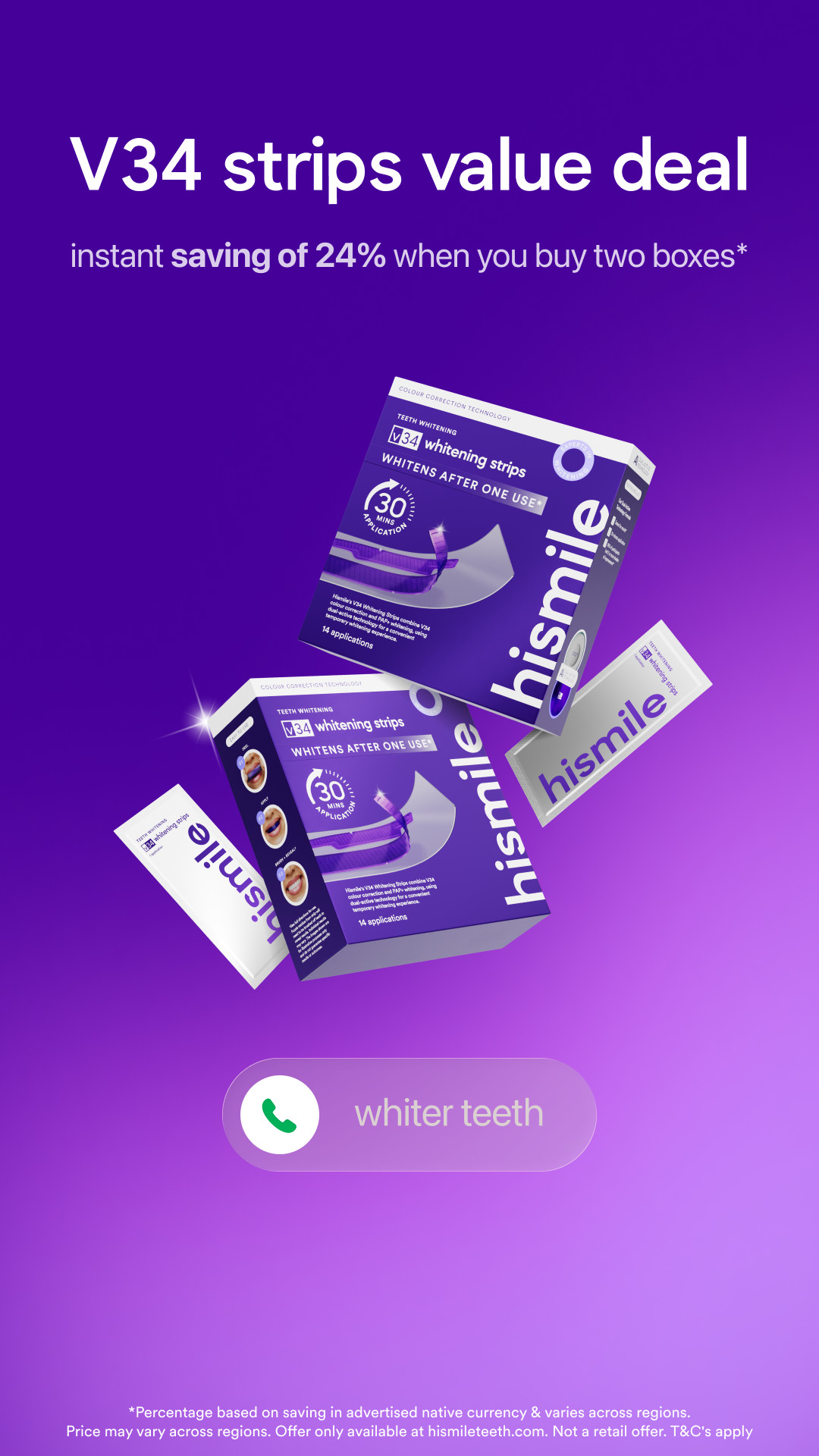 Hismile Facebook ad
