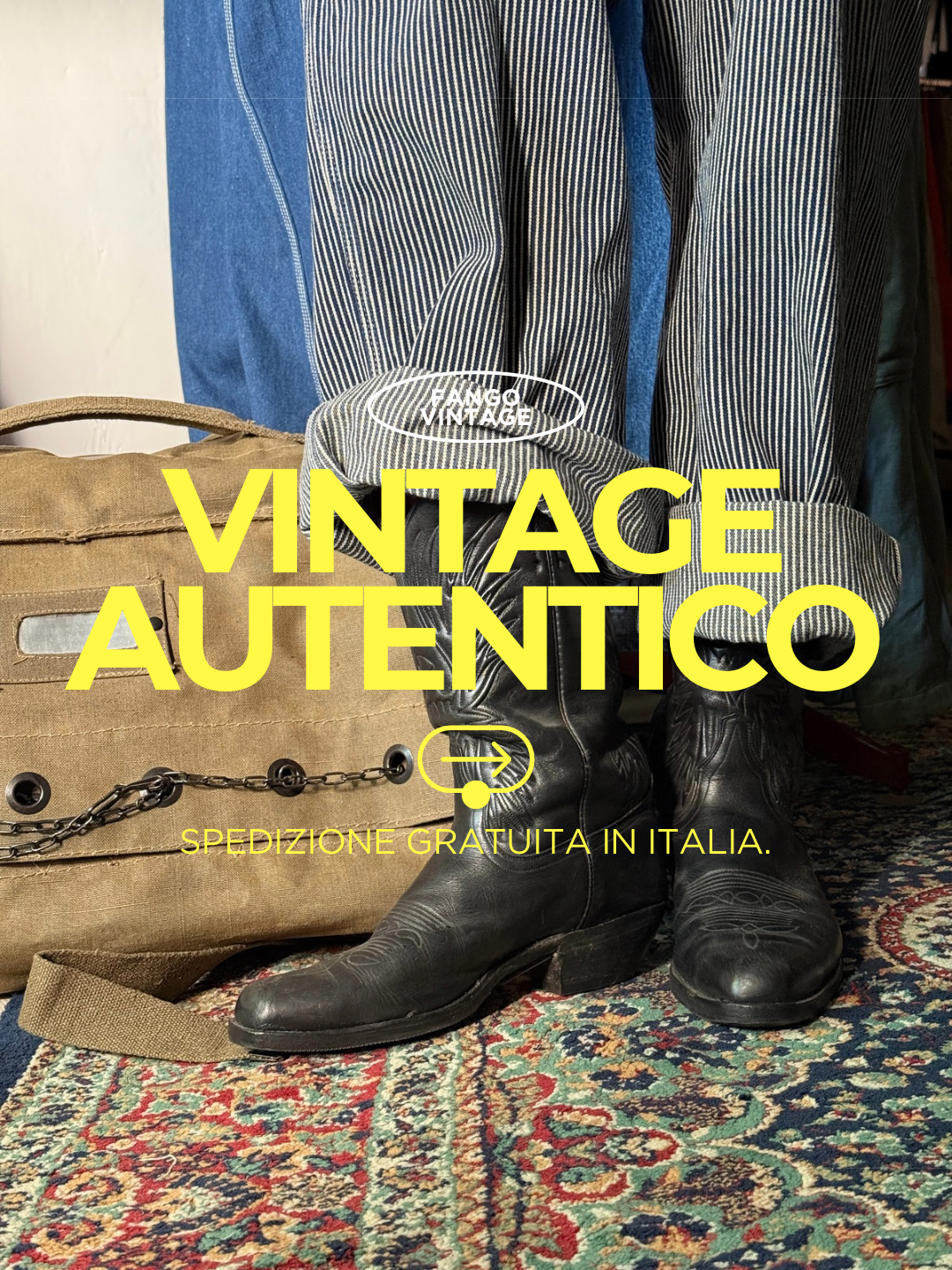 Fangovintage Facebook ad: Selezioniamo capi che hanno una storia da raccontare e…